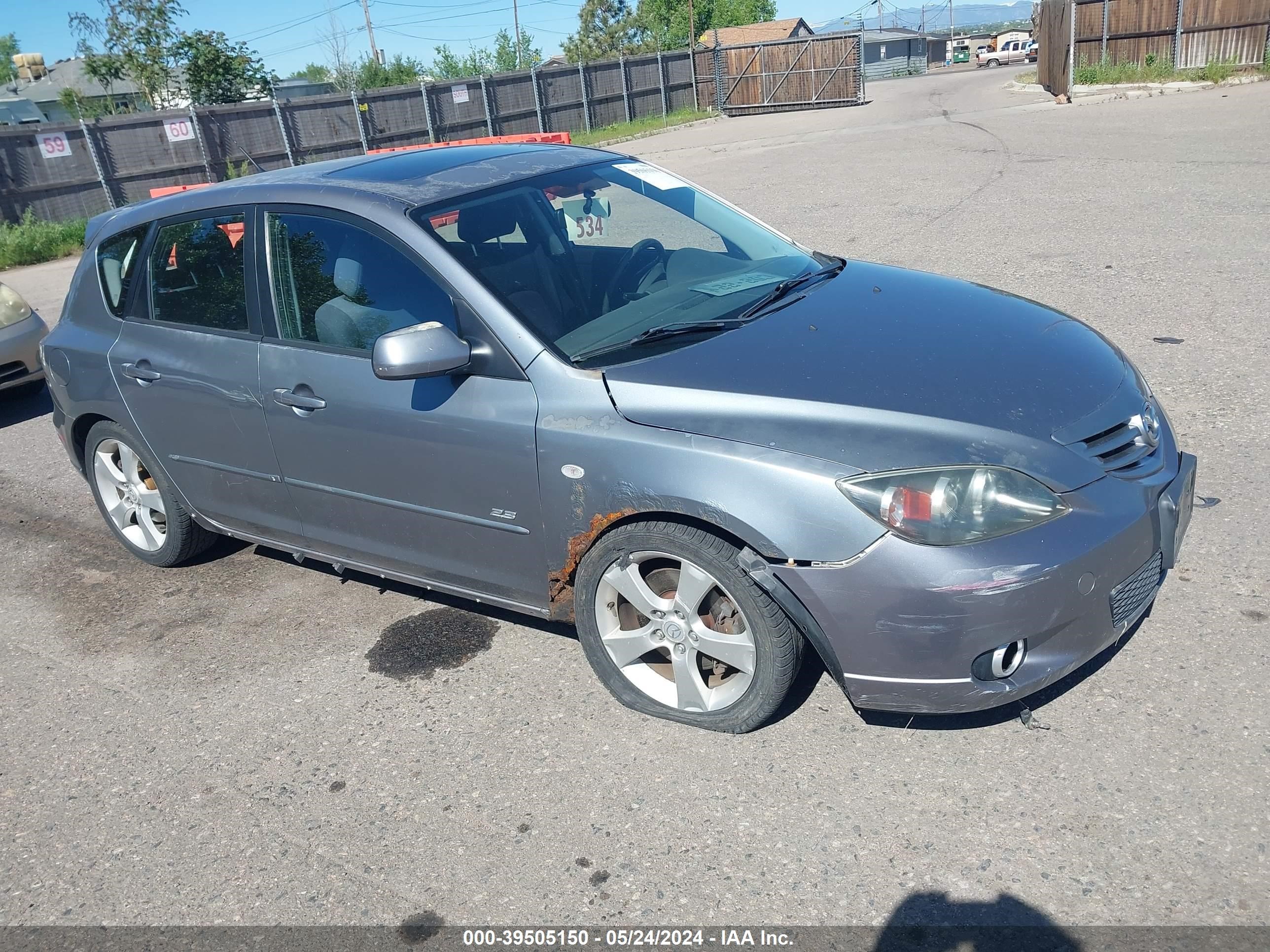 mazda 3 2005 jm1bk343451237827