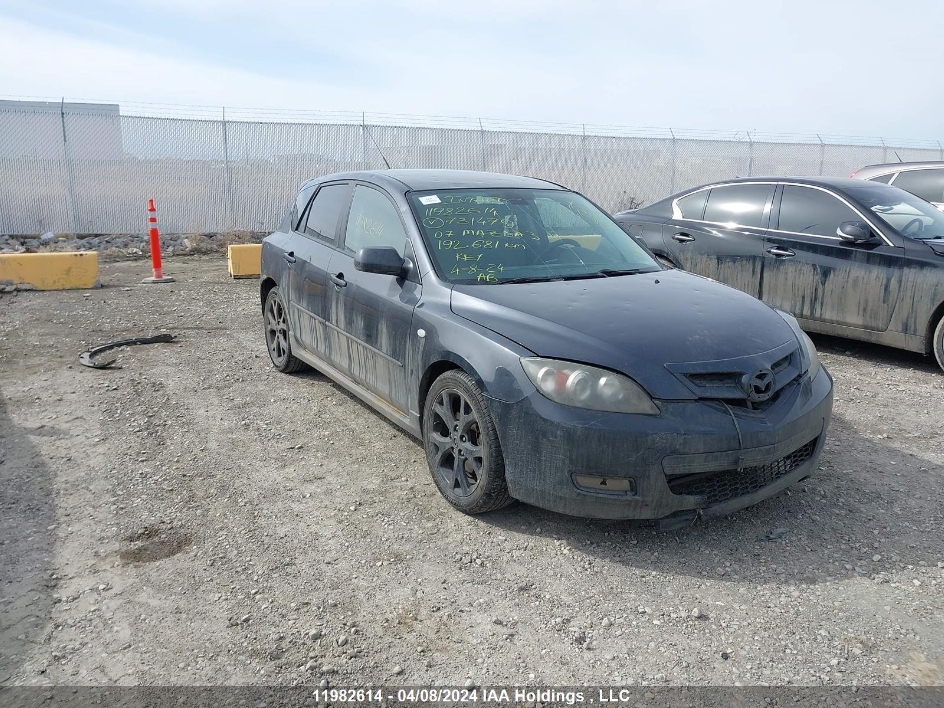 mazda 3 2007 jm1bk343871731479