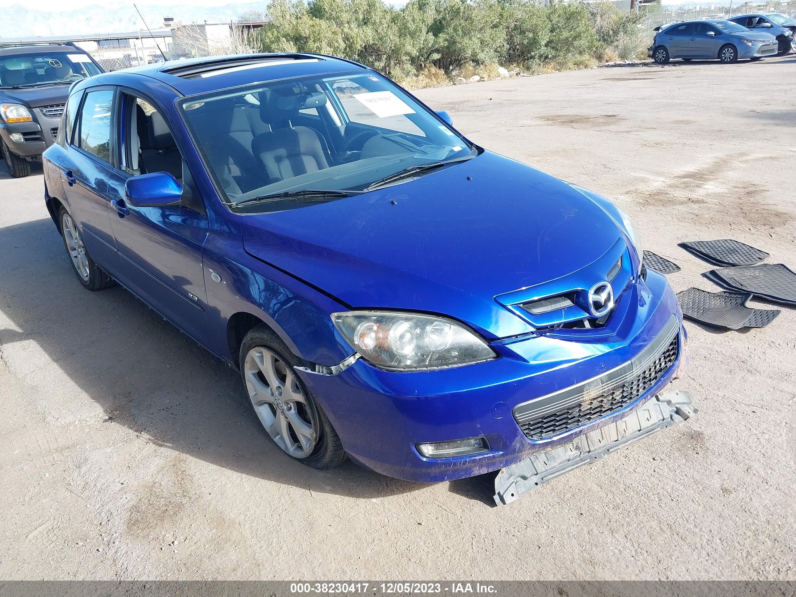 mazda 3 2007 jm1bk343x71674475