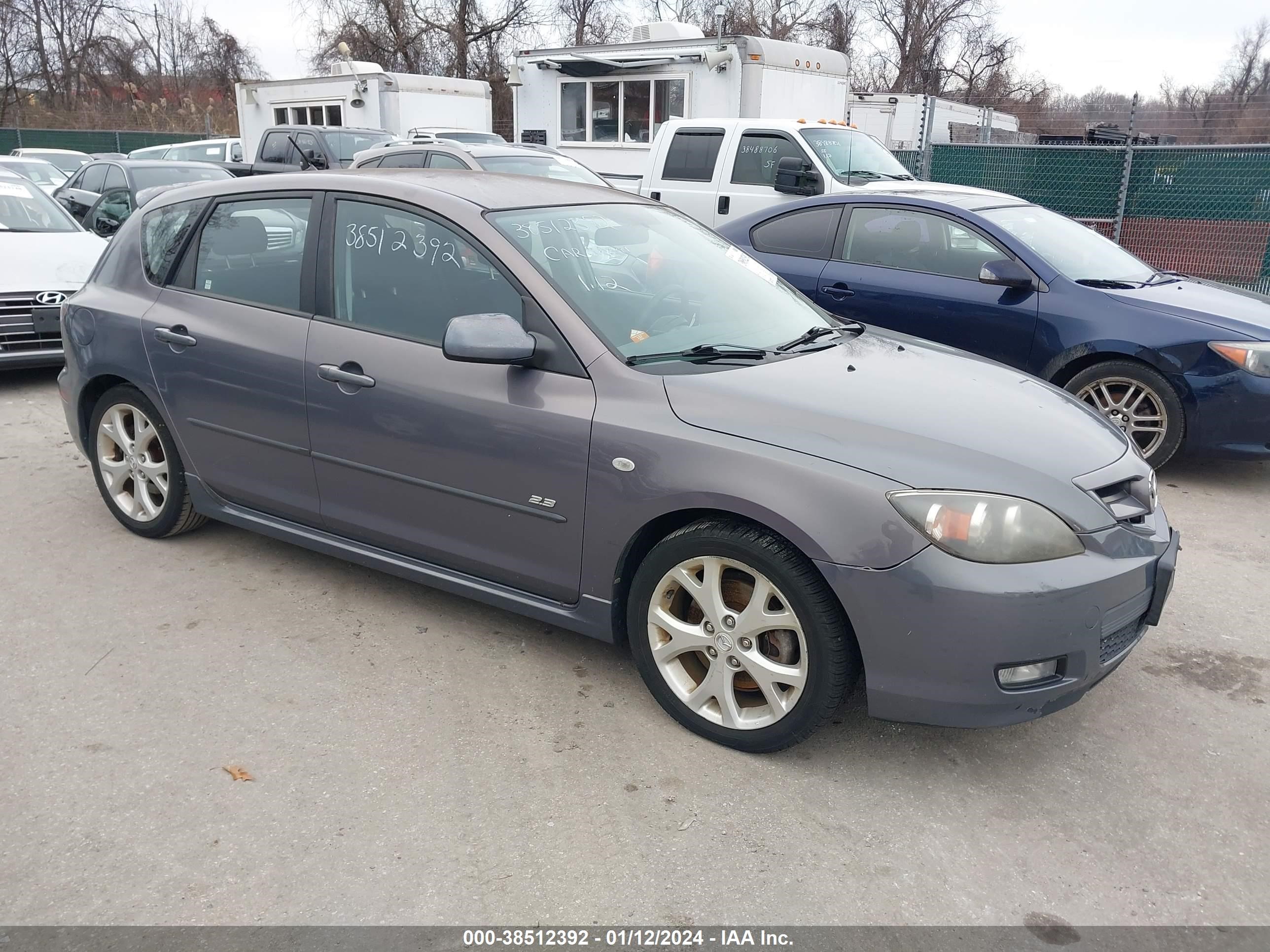 mazda 3 2008 jm1bk344x81132481