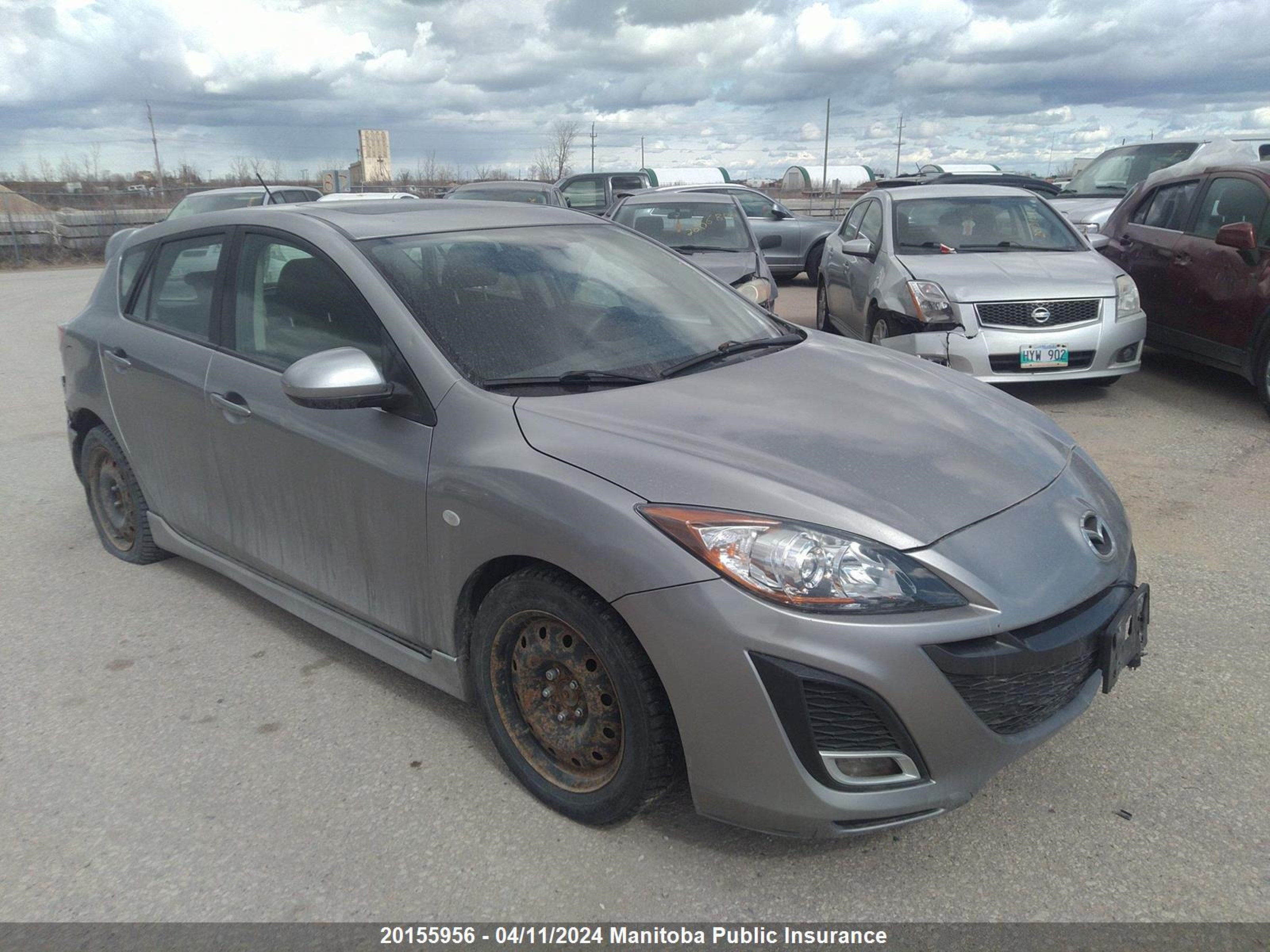 mazda  2010 jm1bl1h59a1160010