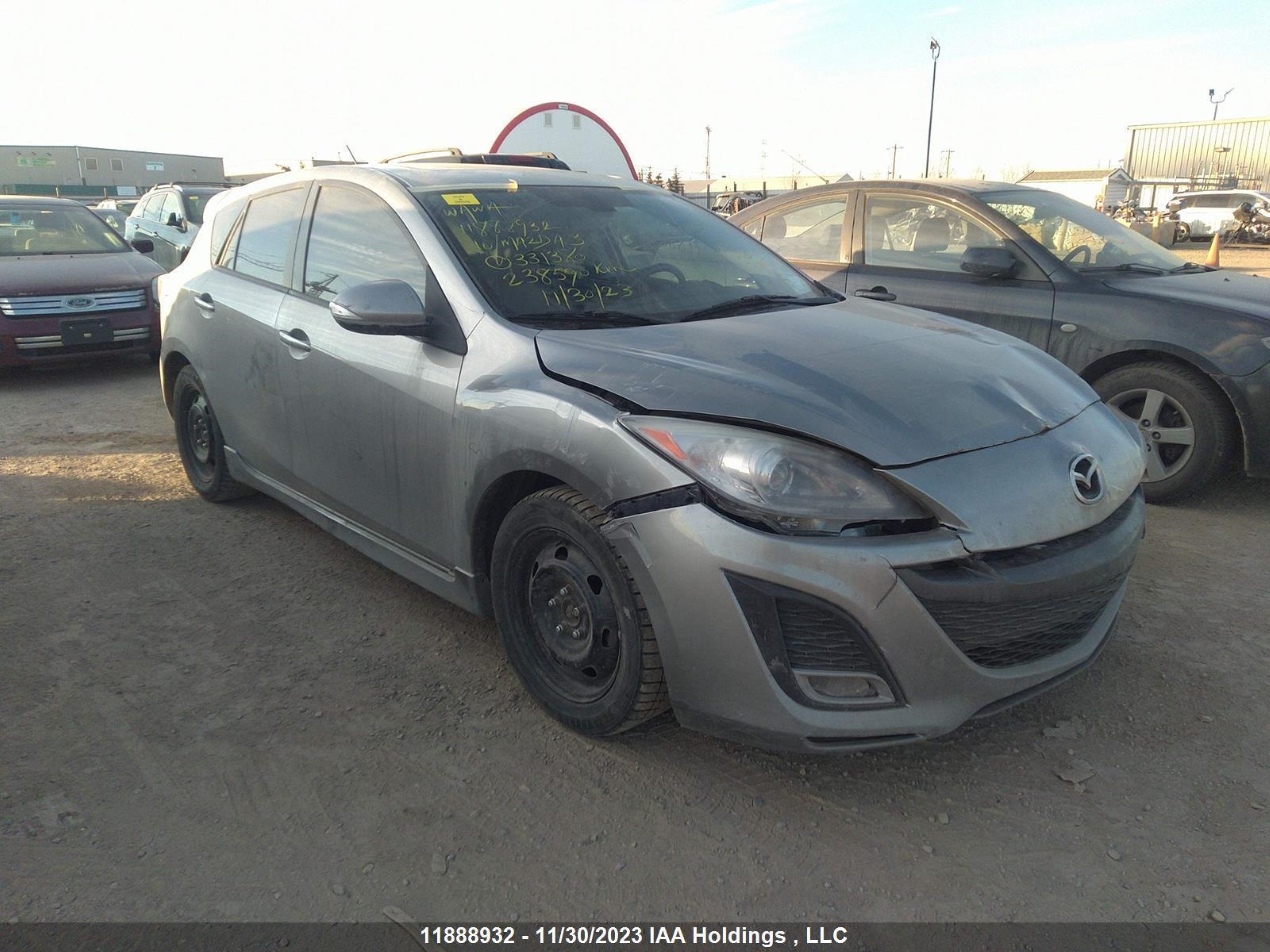 mazda 3 2010 jm1bl1h5xa1331380