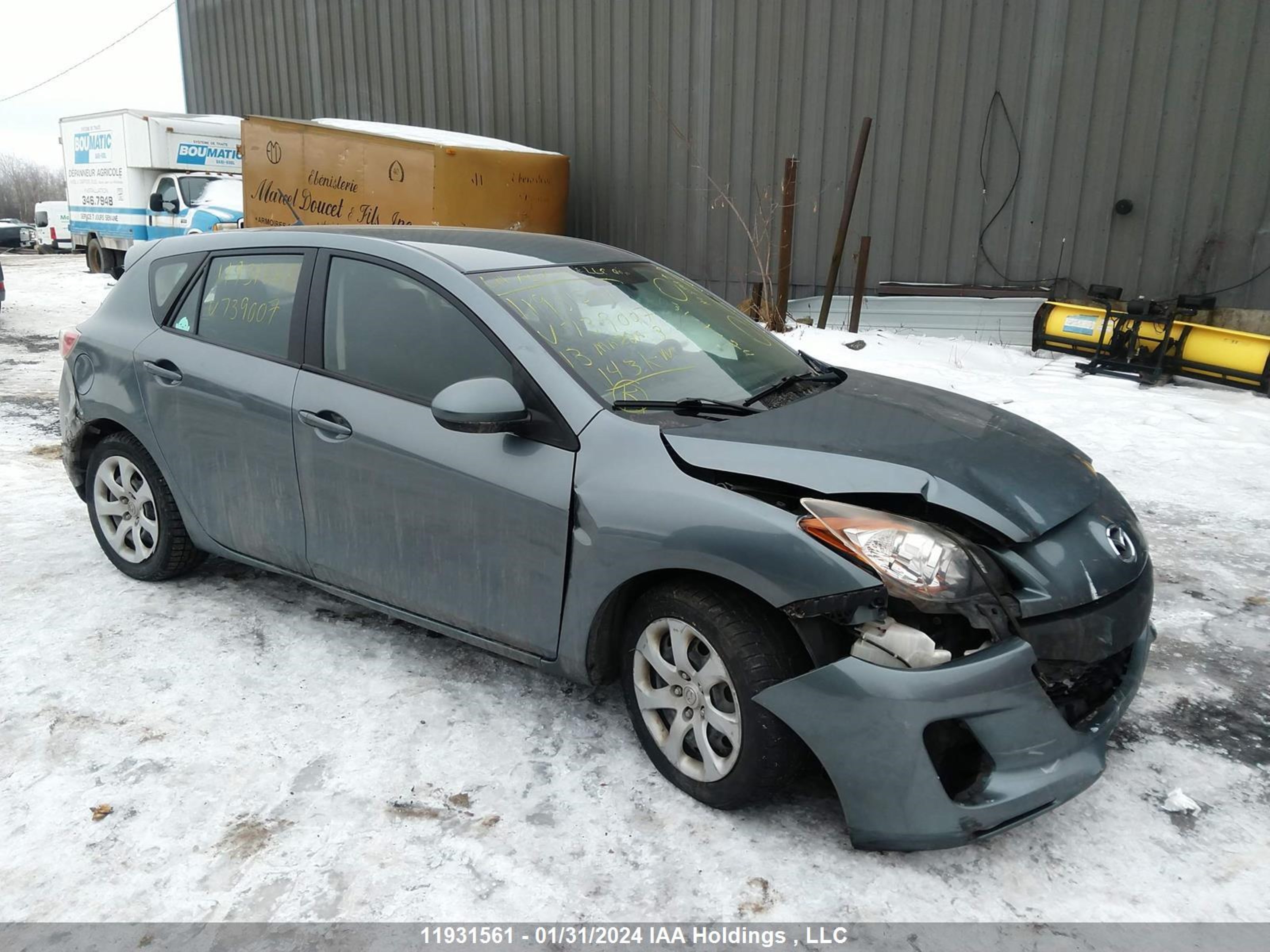 mazda 3 2013 jm1bl1kf4d1739007