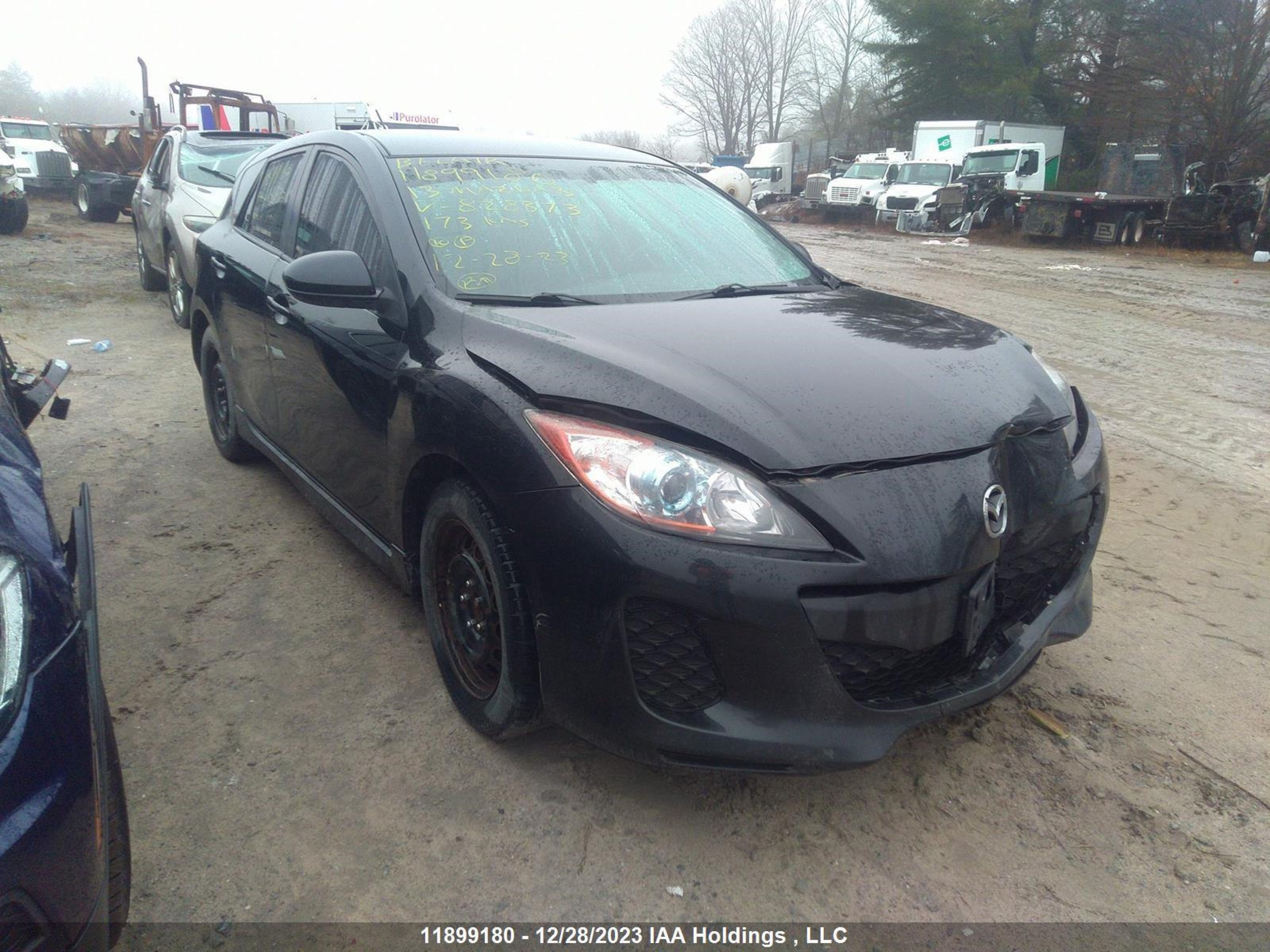 mazda 3 2013 jm1bl1l74d1828373