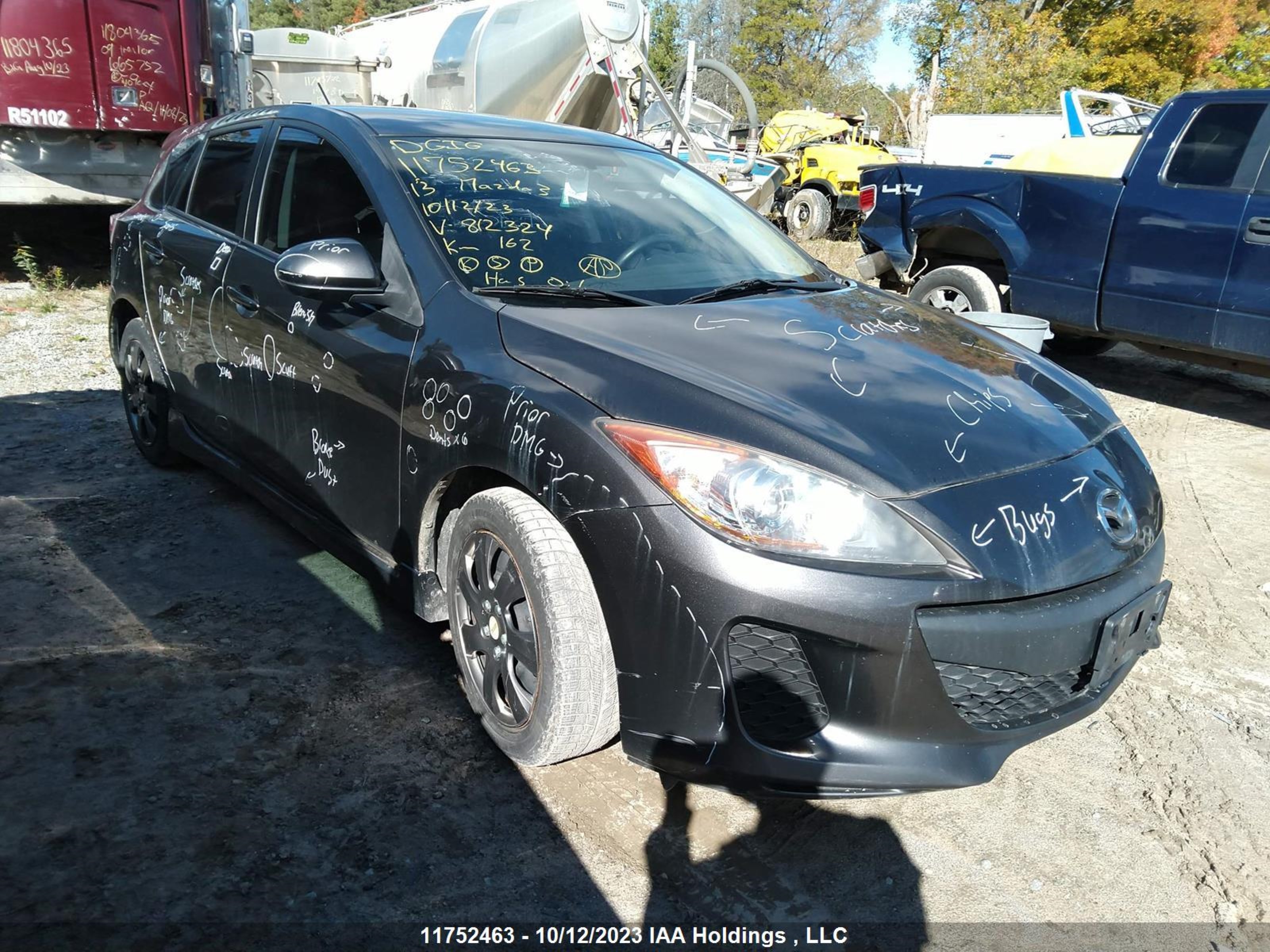 mazda 3 2013 jm1bl1l7xd1812324