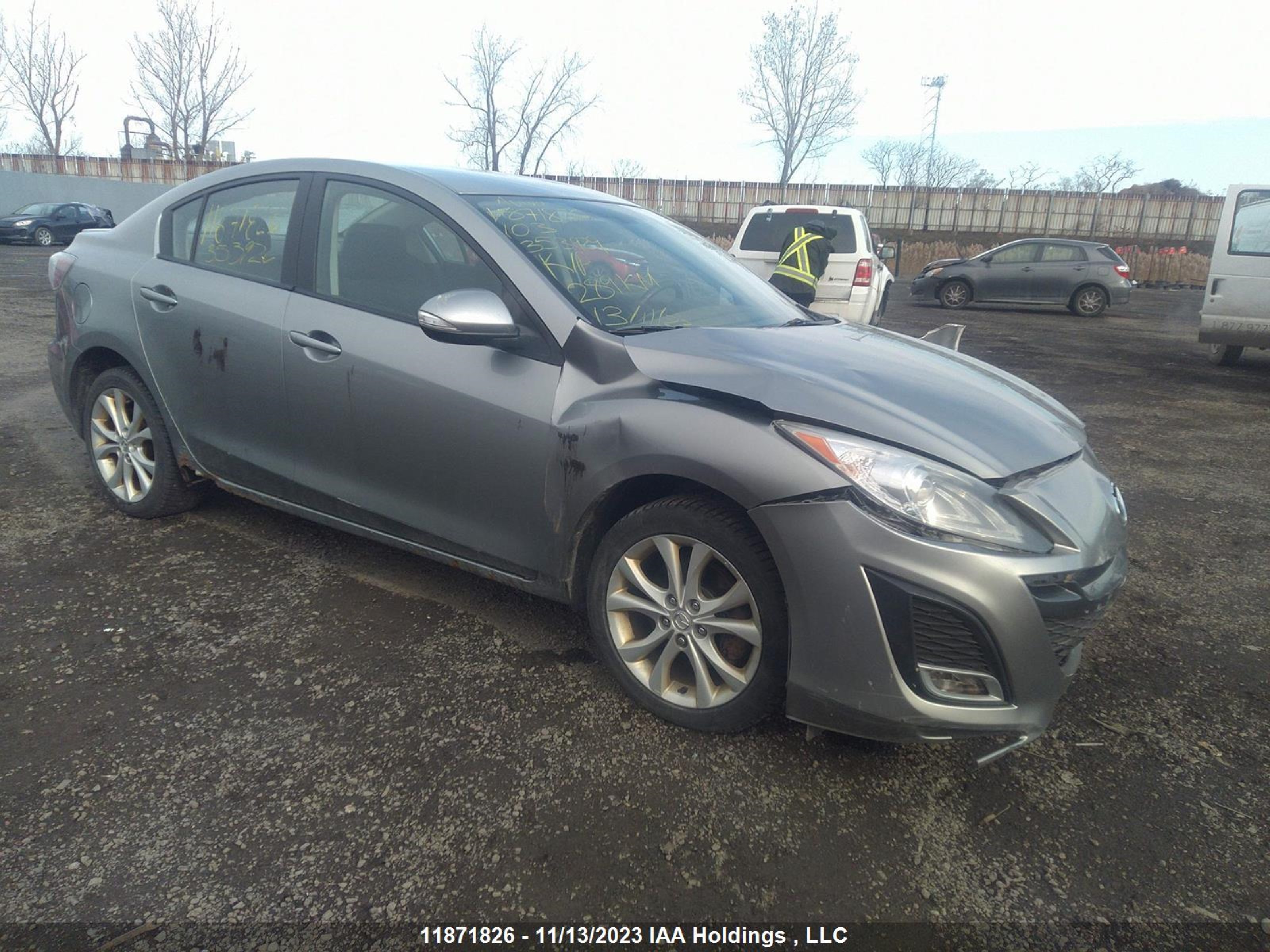 mazda 3 2010 jm1bl1s50a1353929