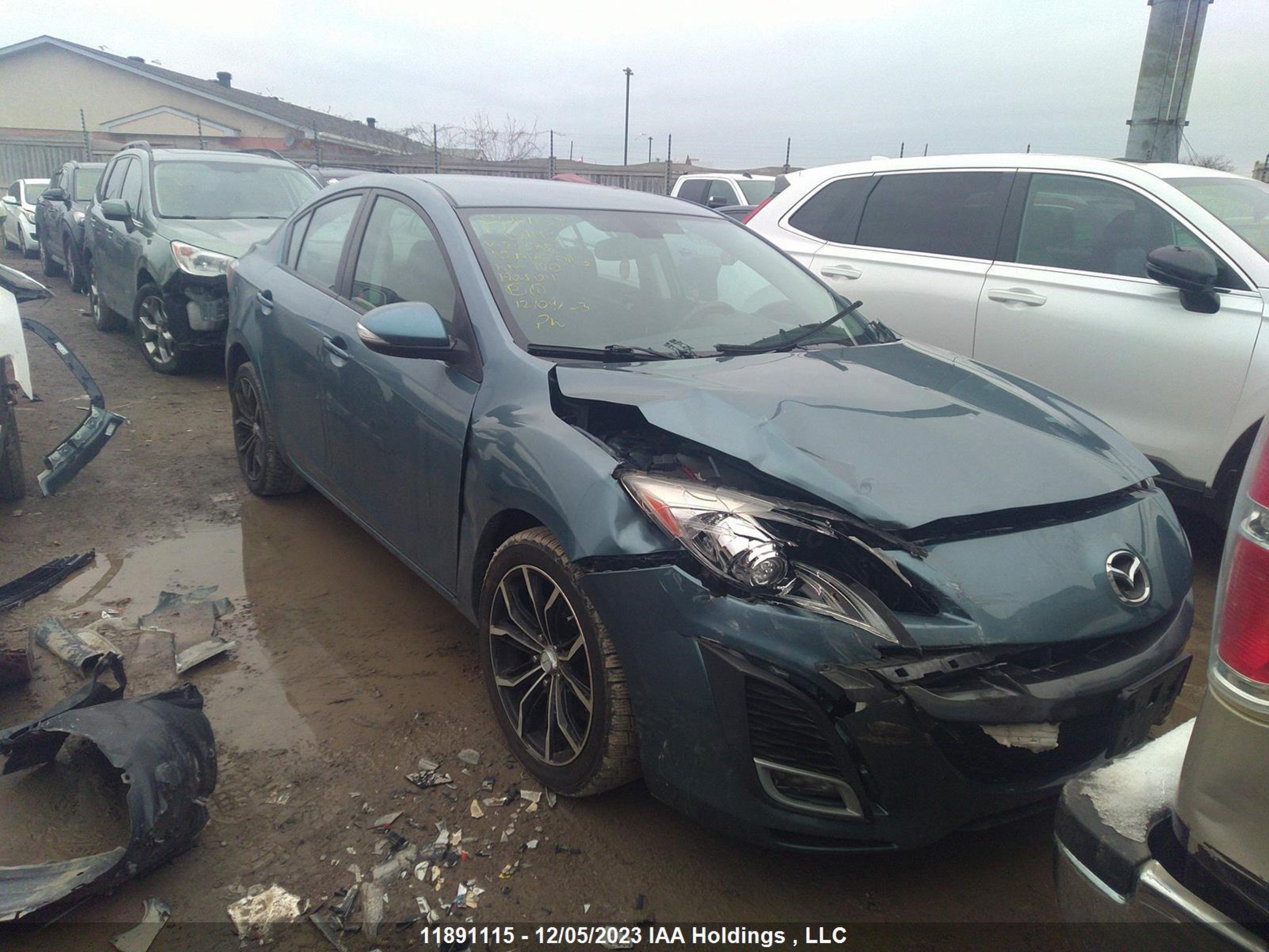 mazda 3 2010 jm1bl1s54a1293783