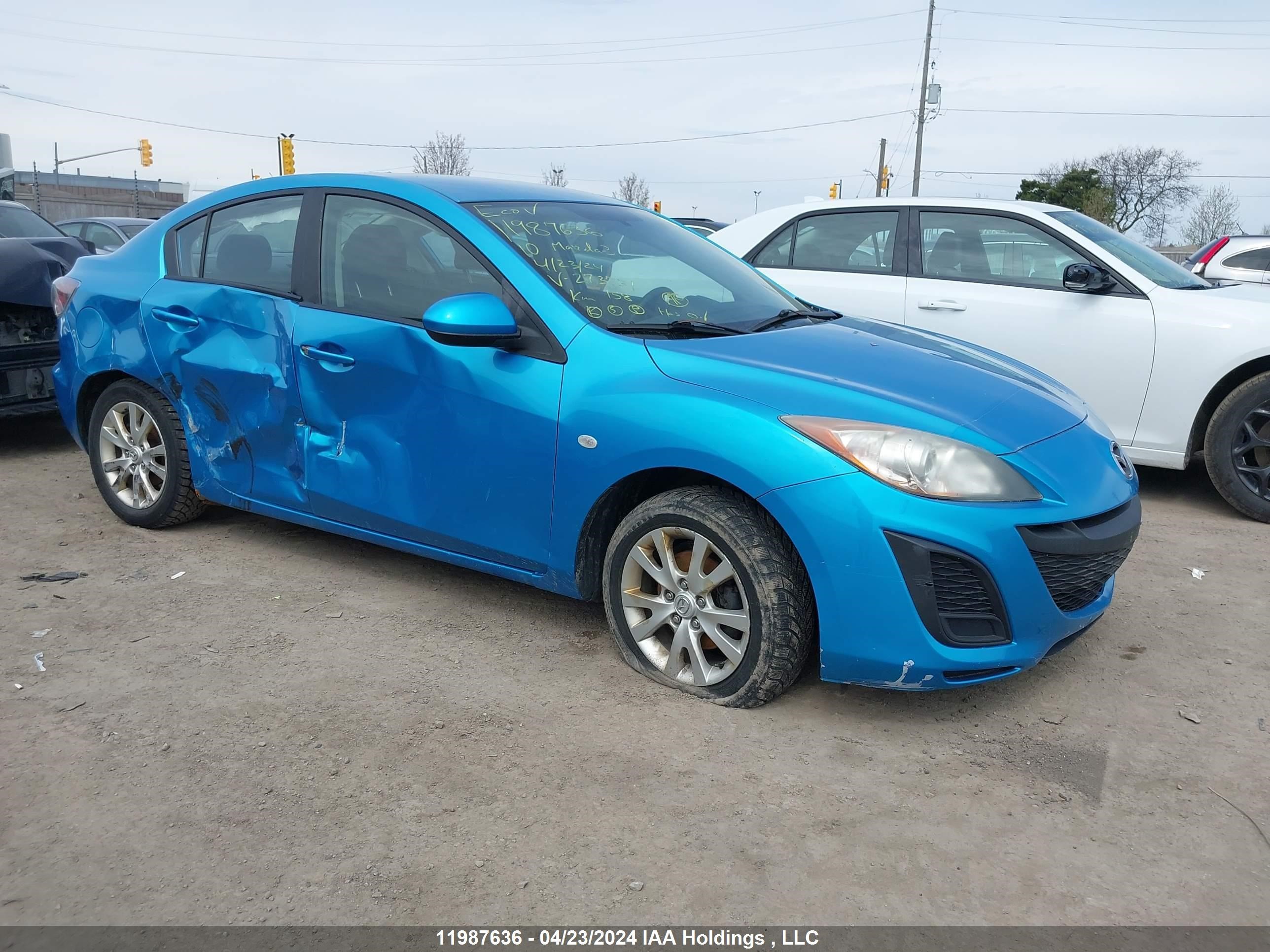 mazda 3 2010 jm1bl1sf5a1273731