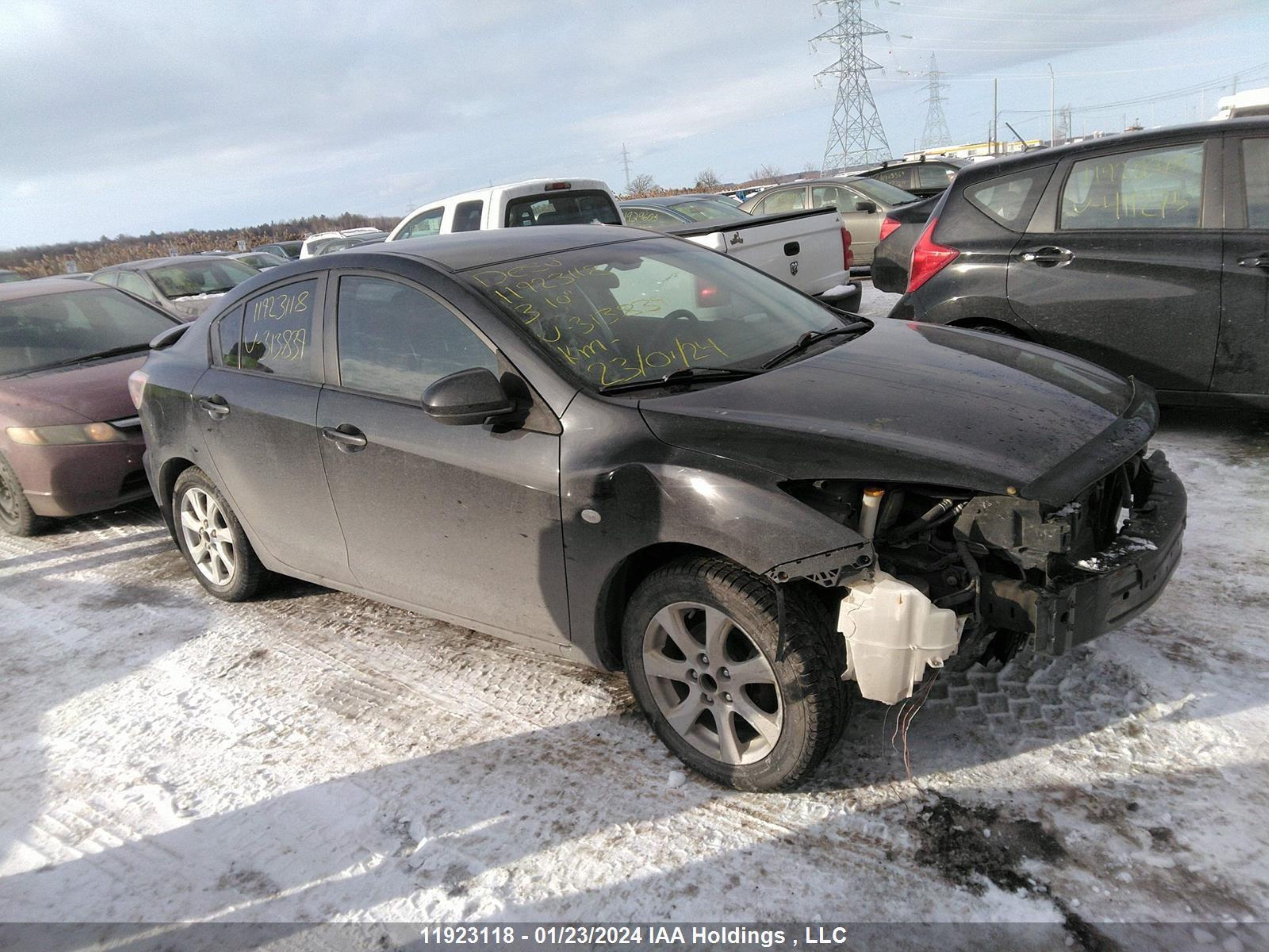 mazda 3 2010 jm1bl1sf7a1313839