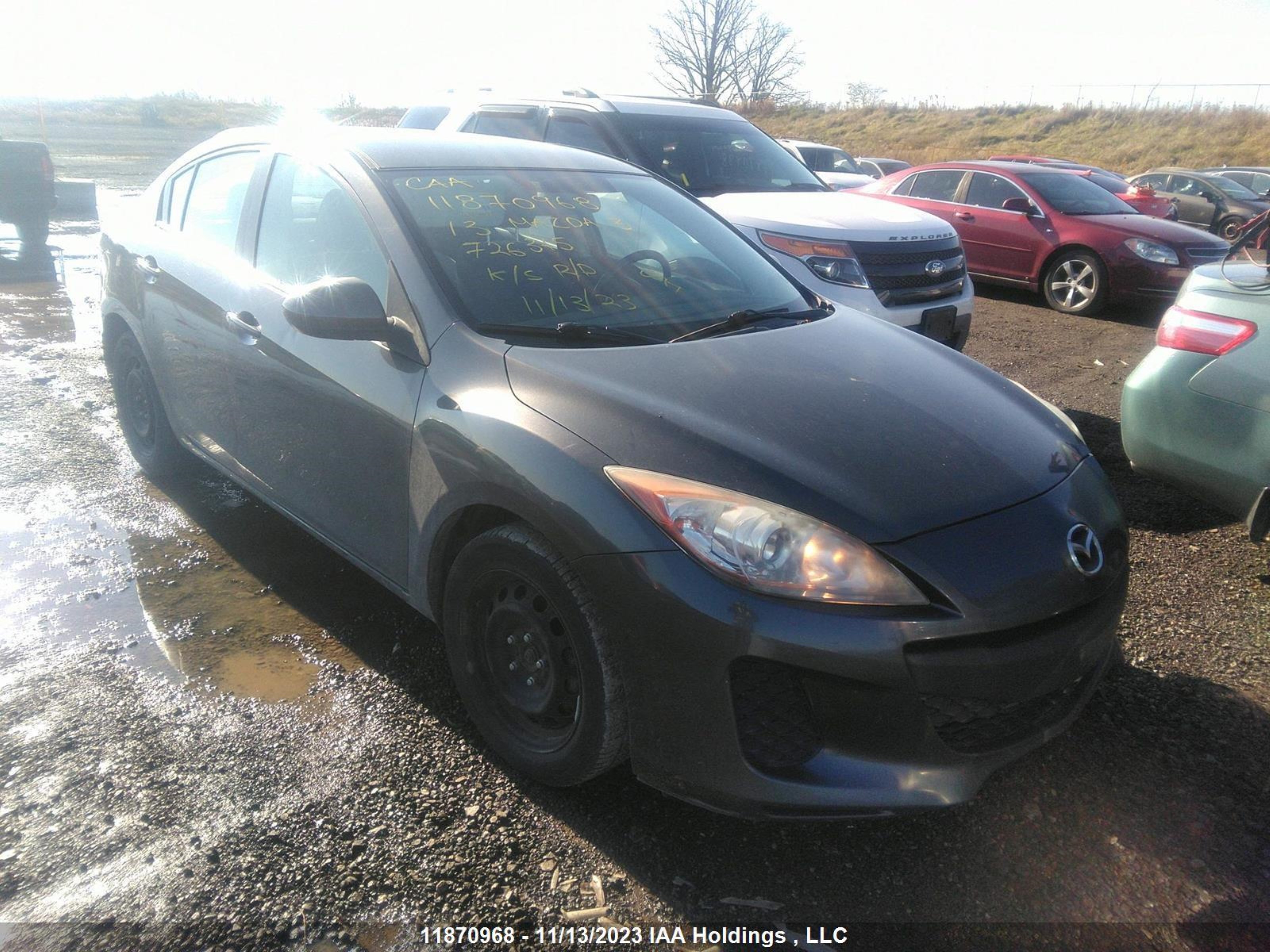 mazda 3 2013 jm1bl1uf9d1726315