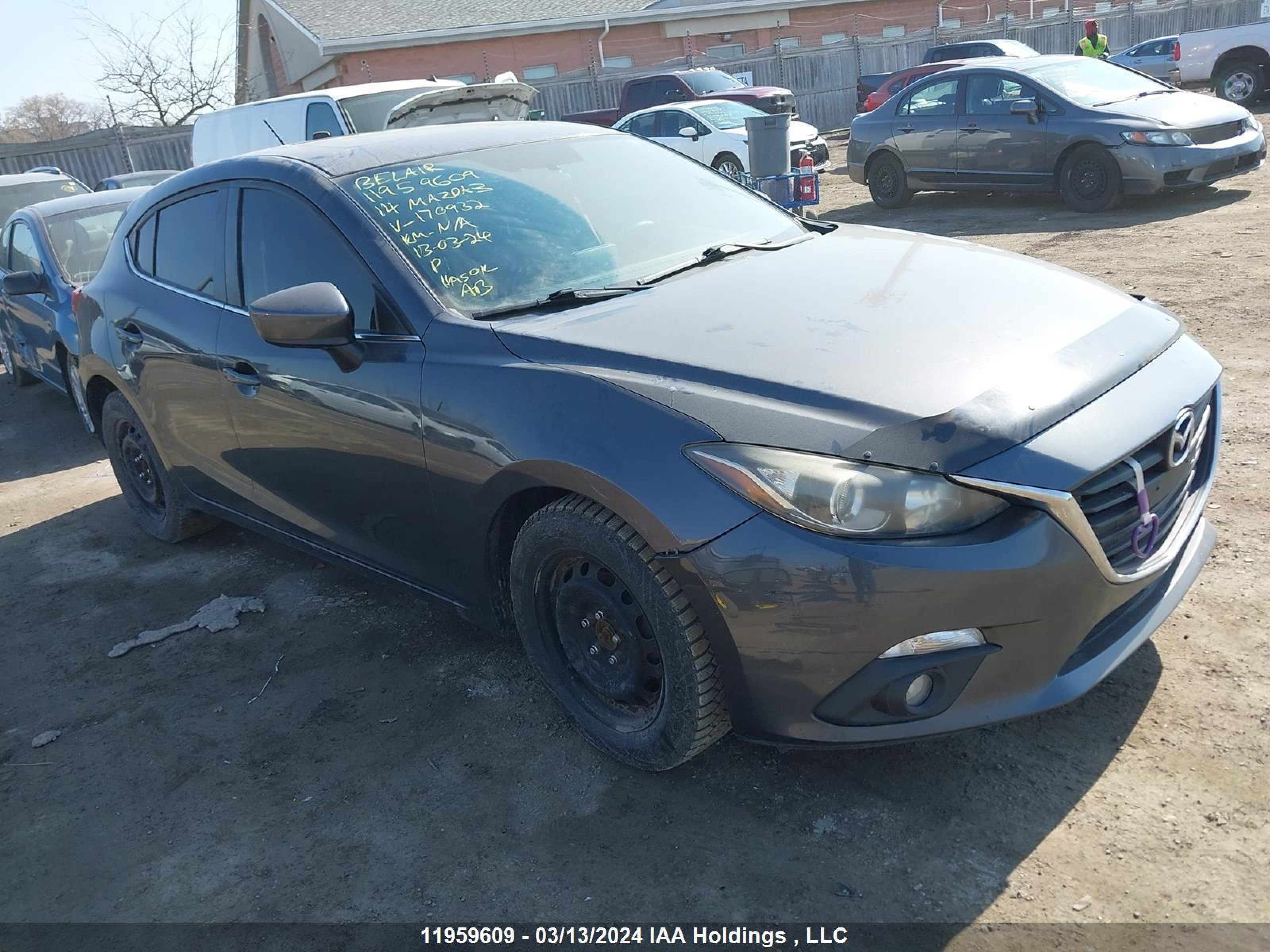 mazda 3 2014 jm1bm1l71e1170932