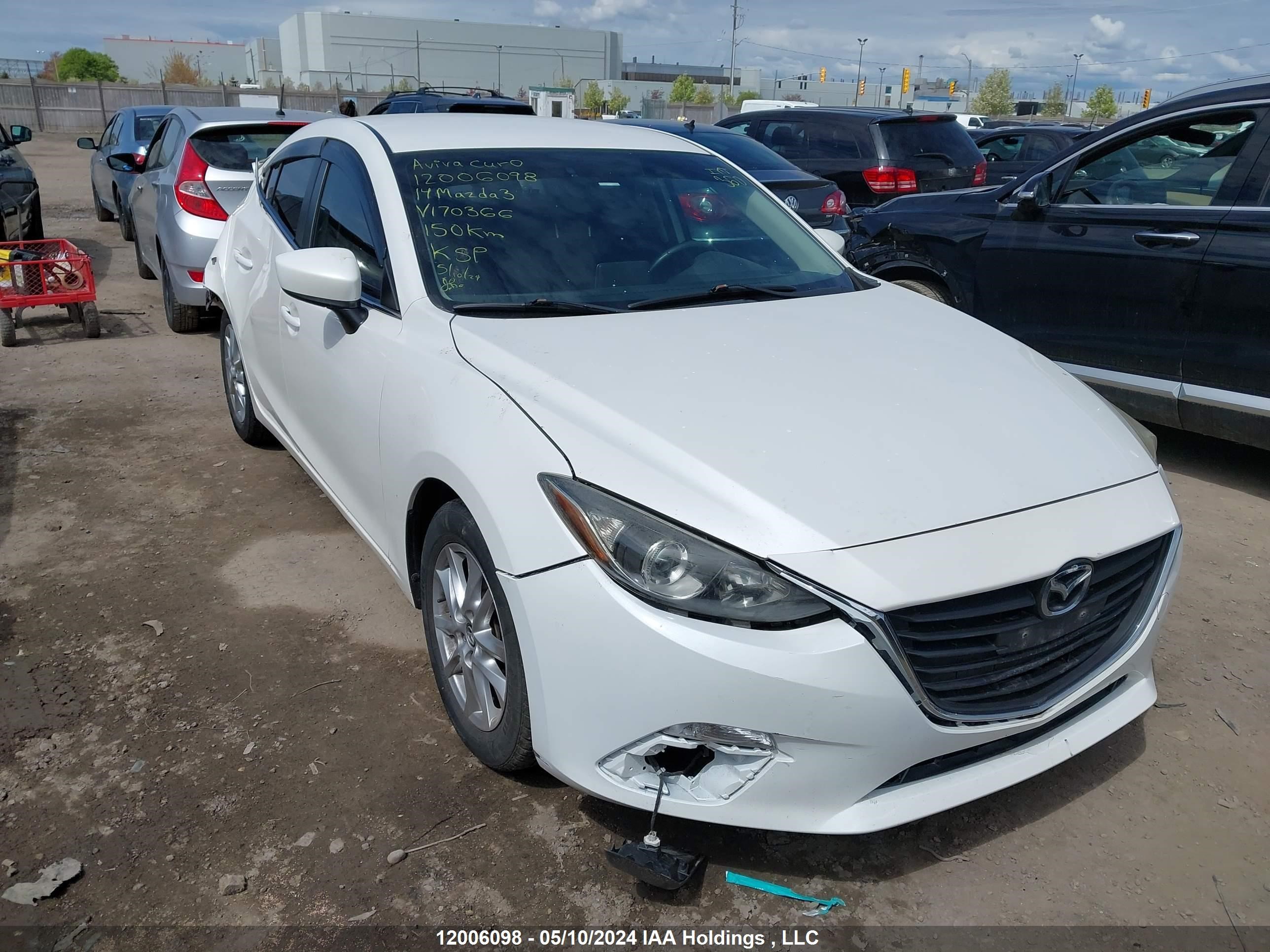 mazda 3 2014 jm1bm1v79e1170366