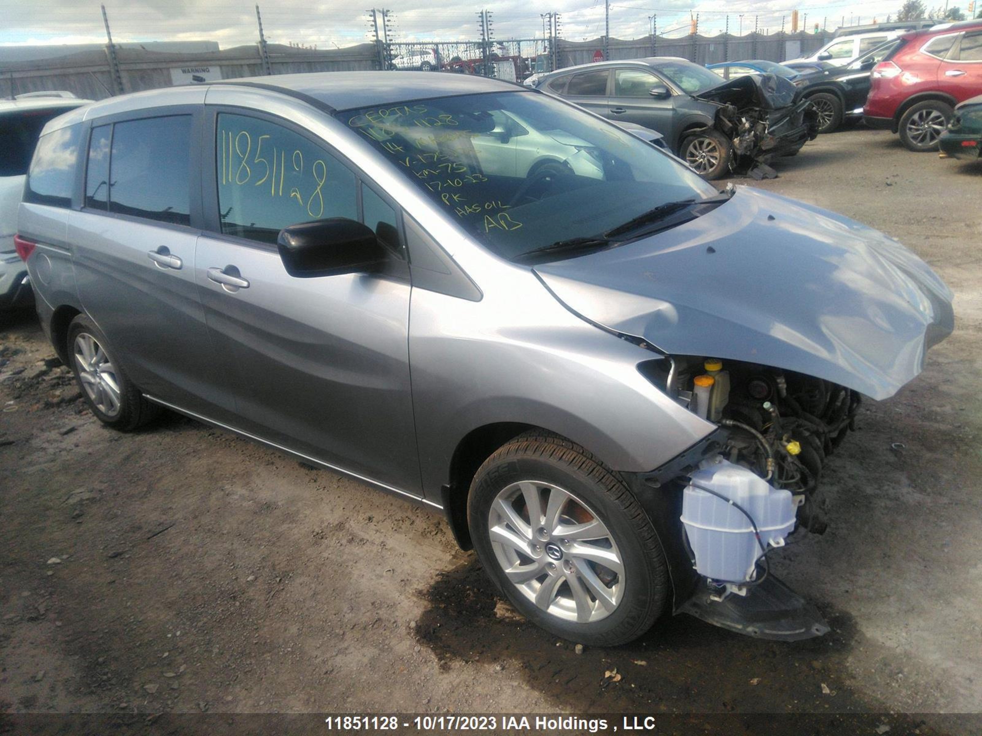 mazda 5 2014 jm1cw2cl5e0175235