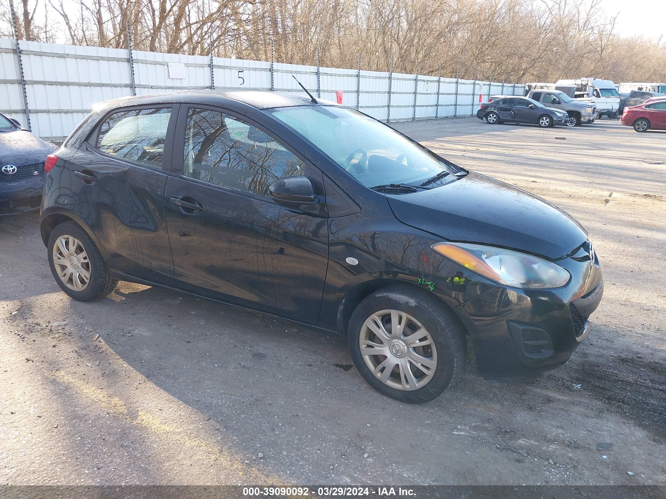 mazda 2 2012 jm1de1ky4c0148328