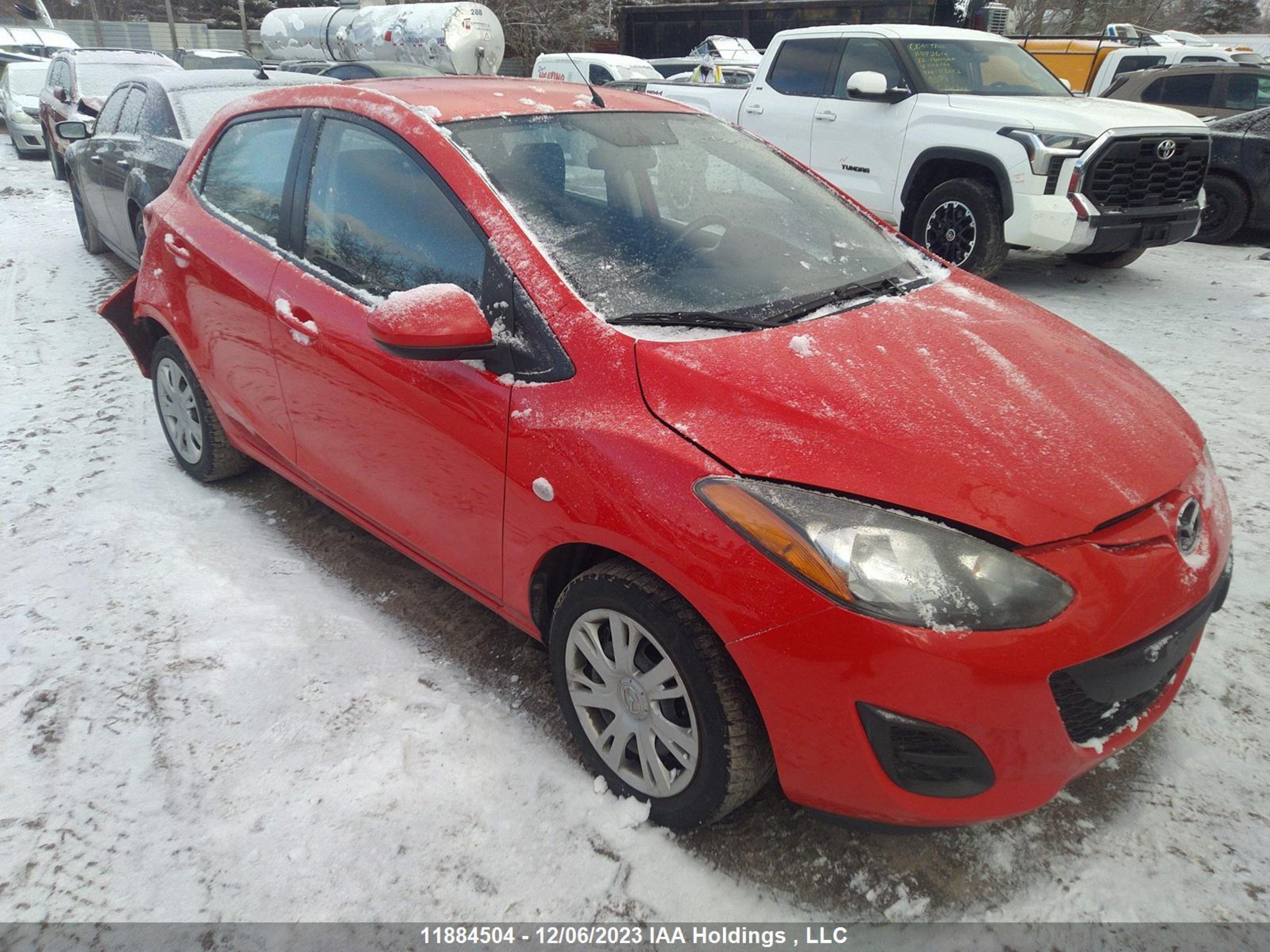 mazda 2 2013 jm1de1ky4d0166457