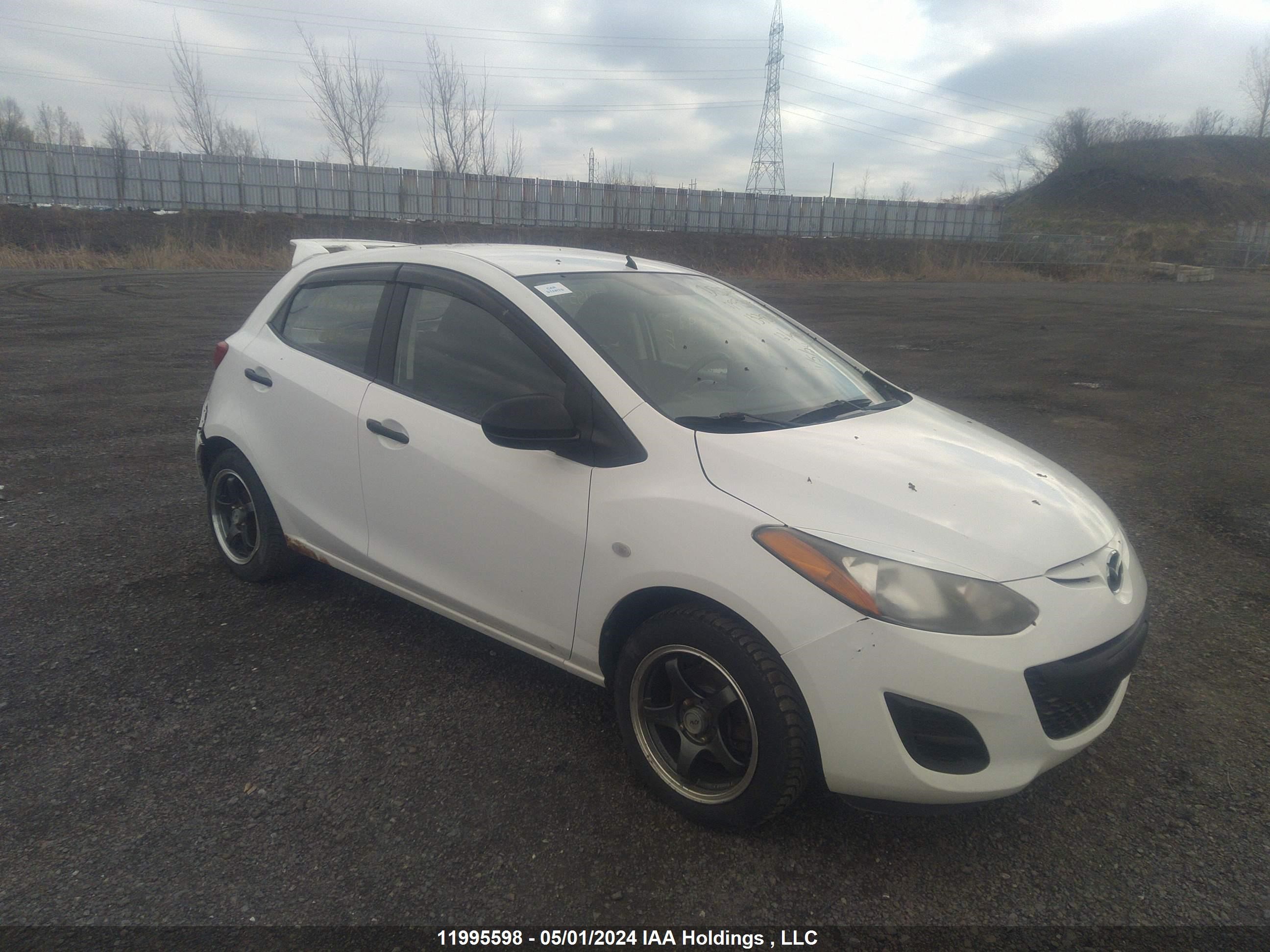 mazda 2 2012 jm1de1ky5c0137807