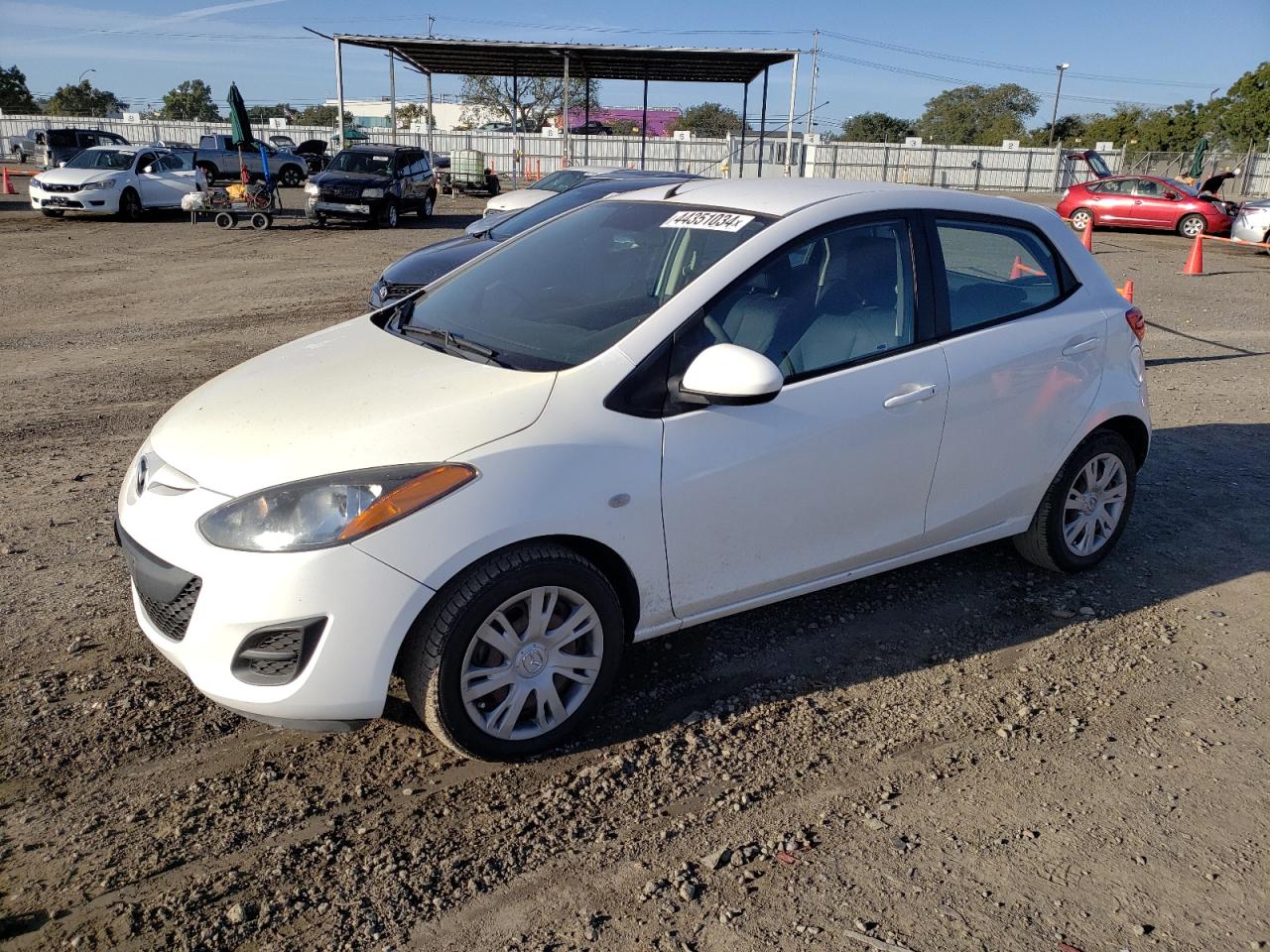 mazda 2 2012 jm1de1ky8c0135534