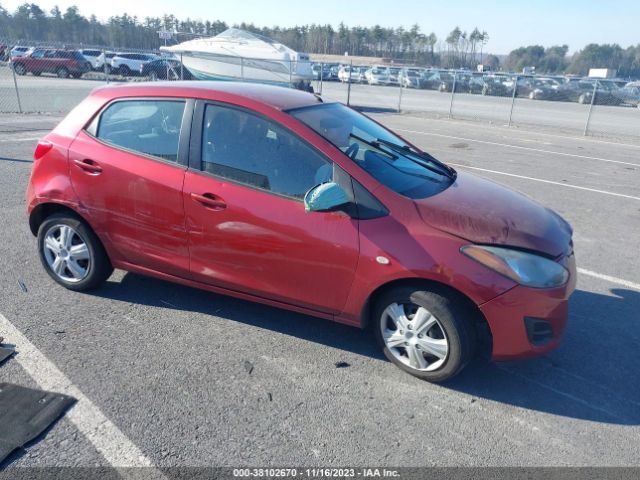 mazda mazda2 2014 jm1de1ky9e0187628