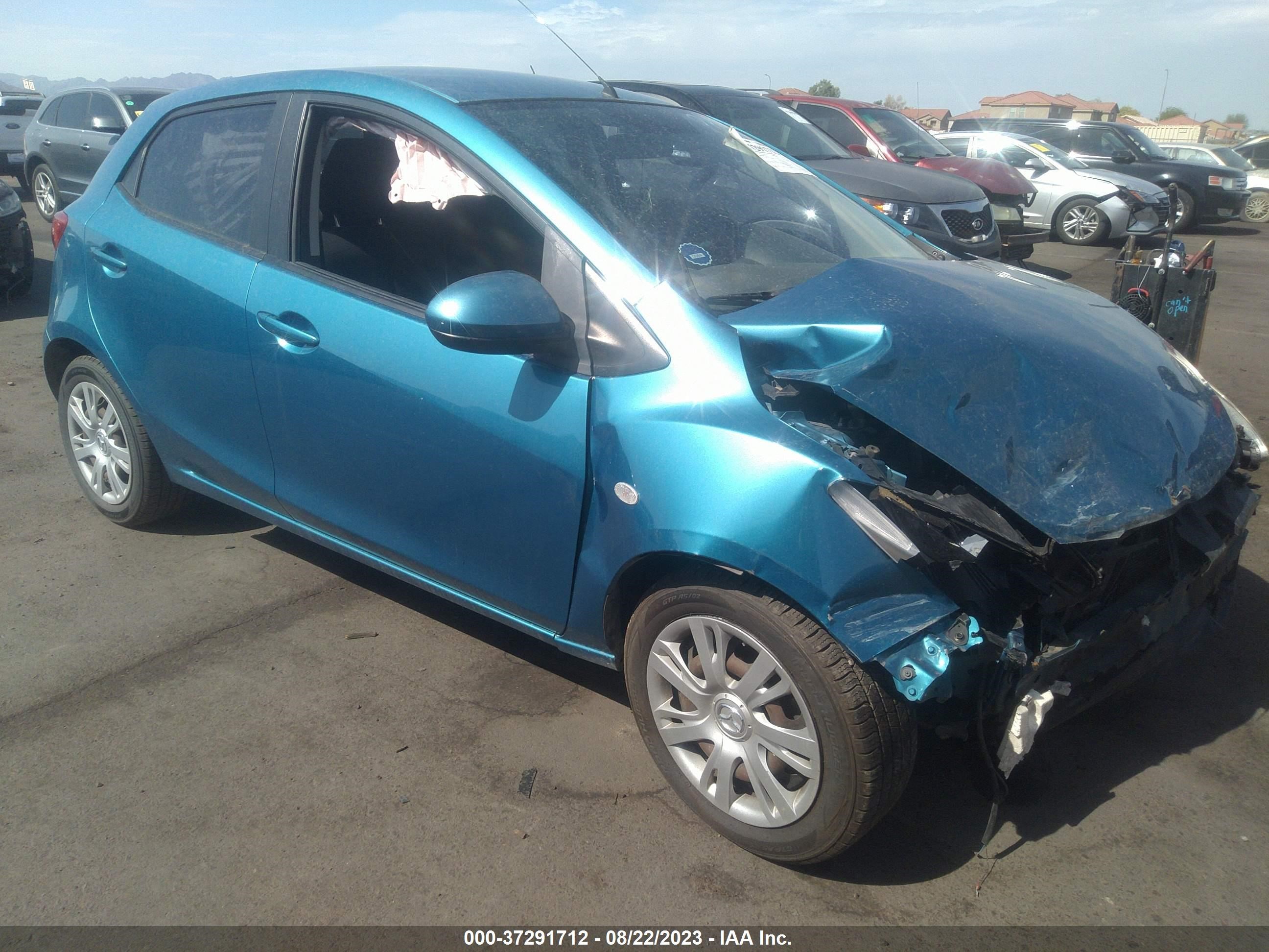 mazda 2 2012 jm1de1kz6c0148145