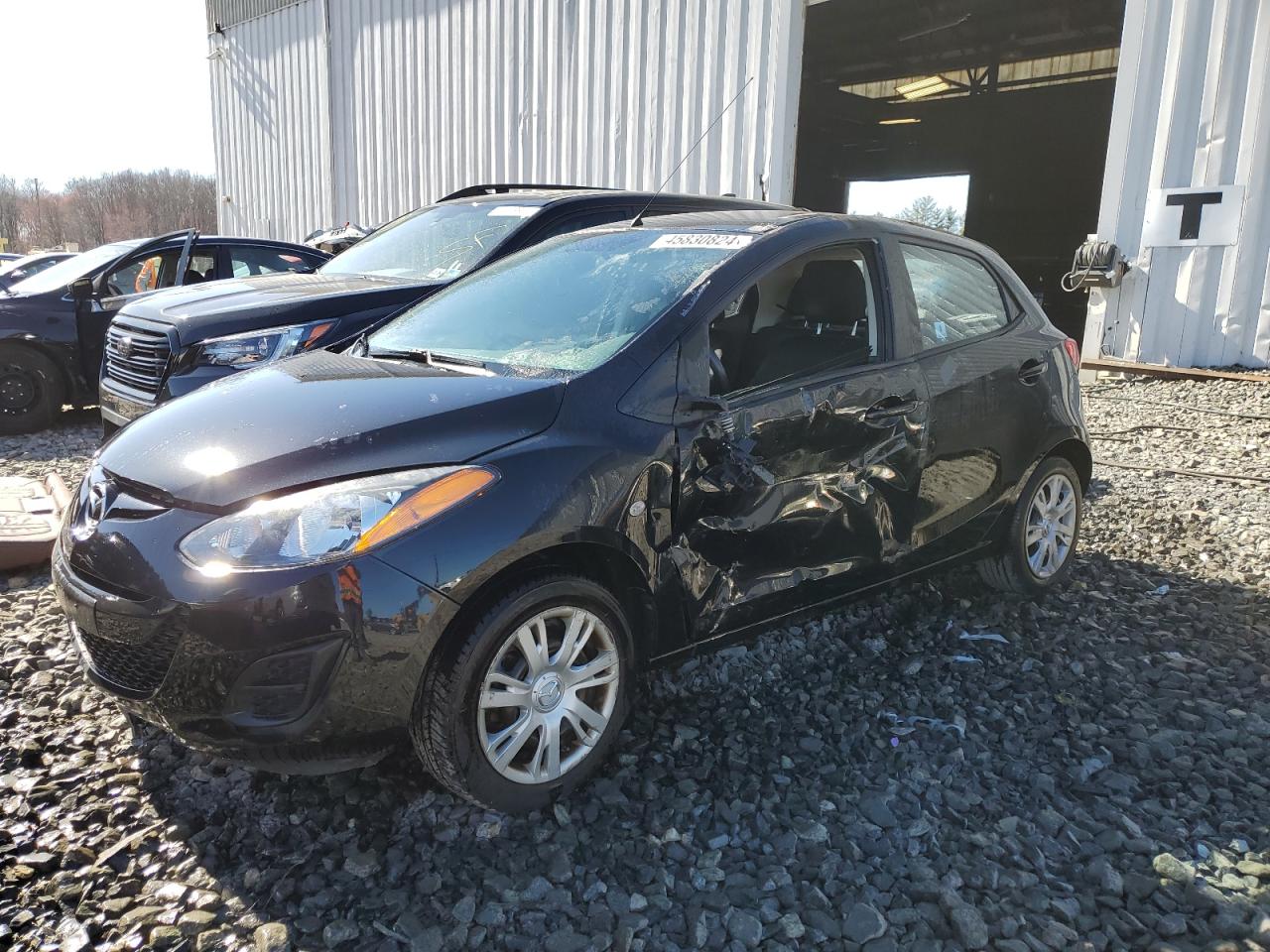 mazda 2 2014 jm1de1kzxe0172502