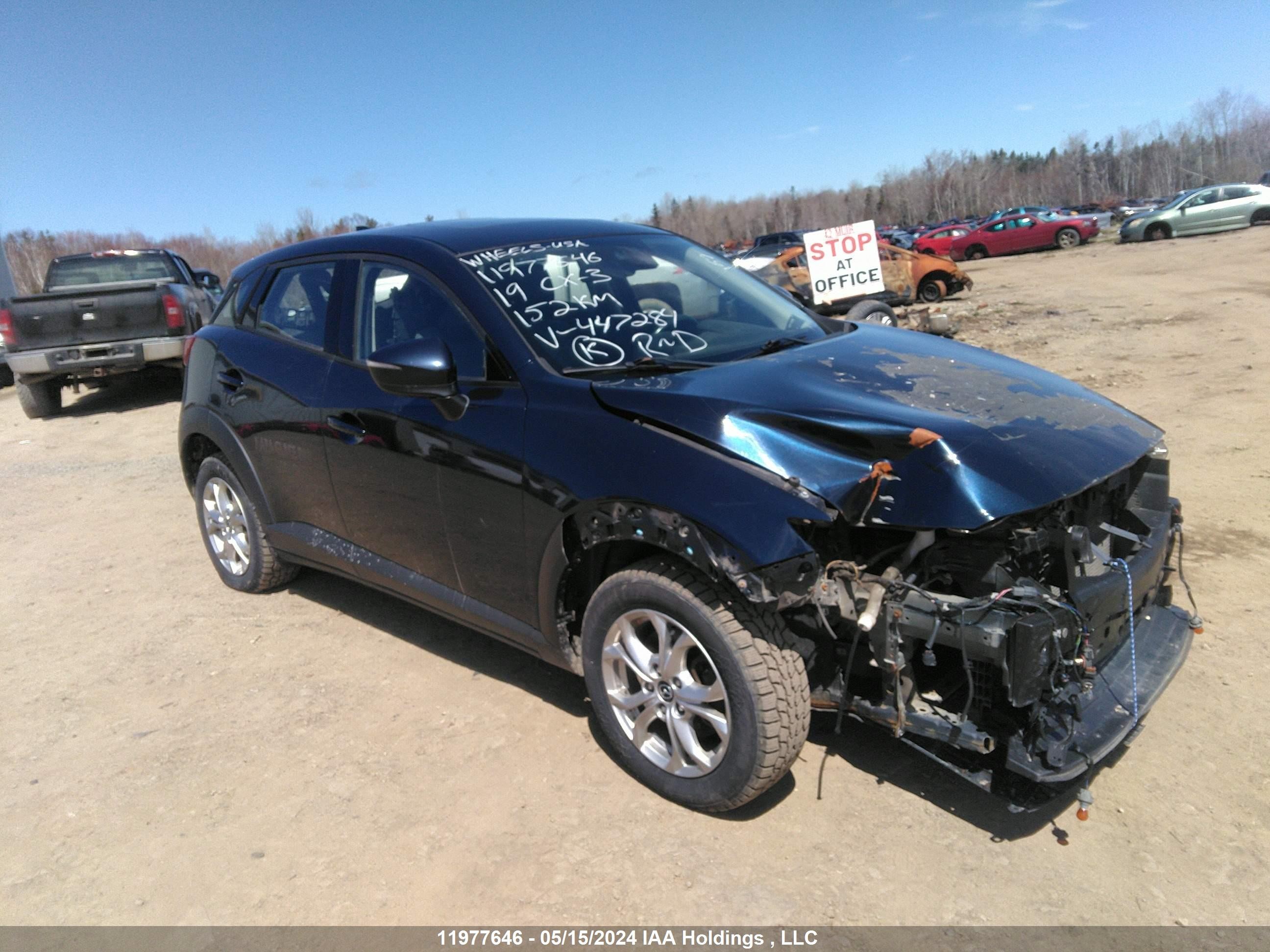 mazda cx-3 2019 jm1dkfc71k0447284