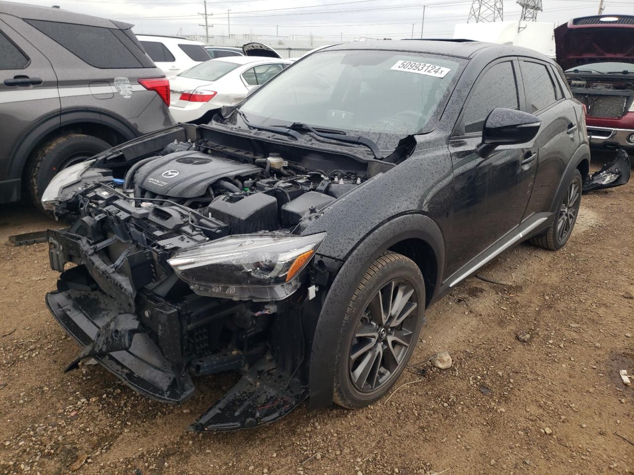 mazda cx-3 2016 jm1dkfd75g0134017