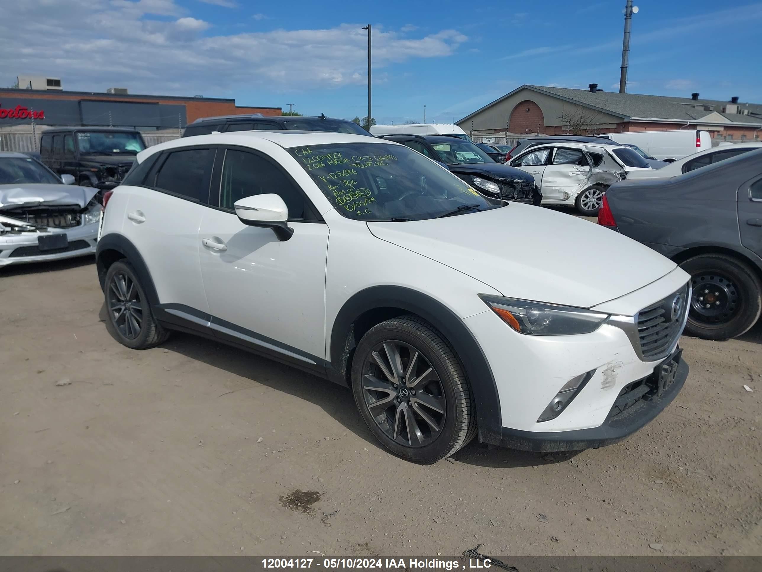 mazda cx-3 2016 jm1dkfd7xg0128696