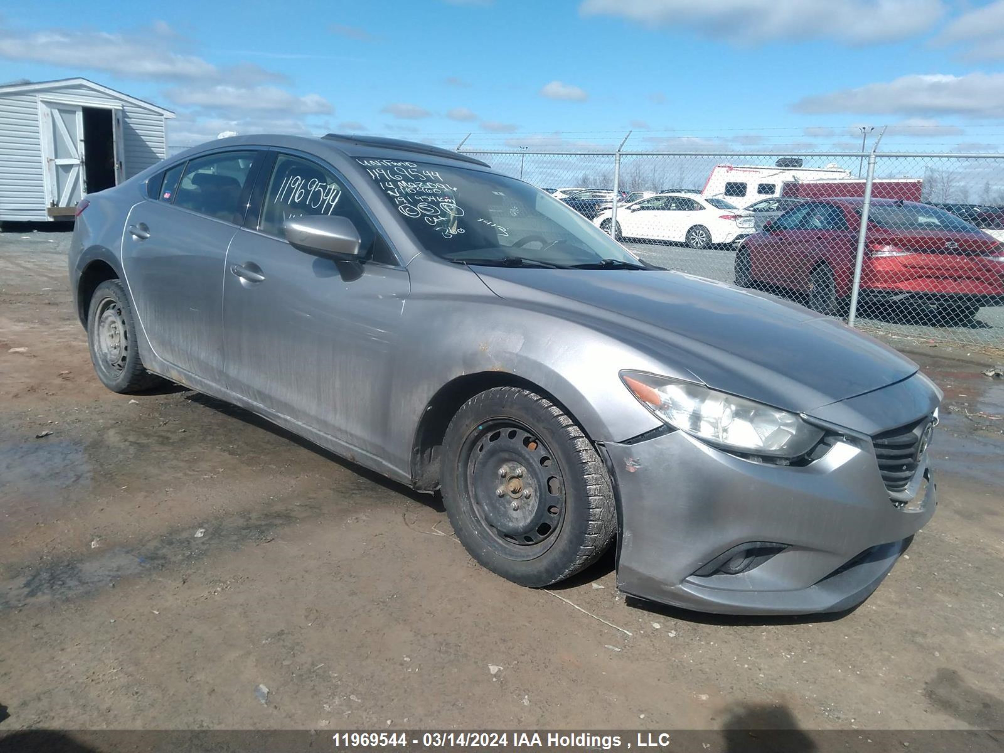 mazda 6 2014 jm1gj1v52e1110460