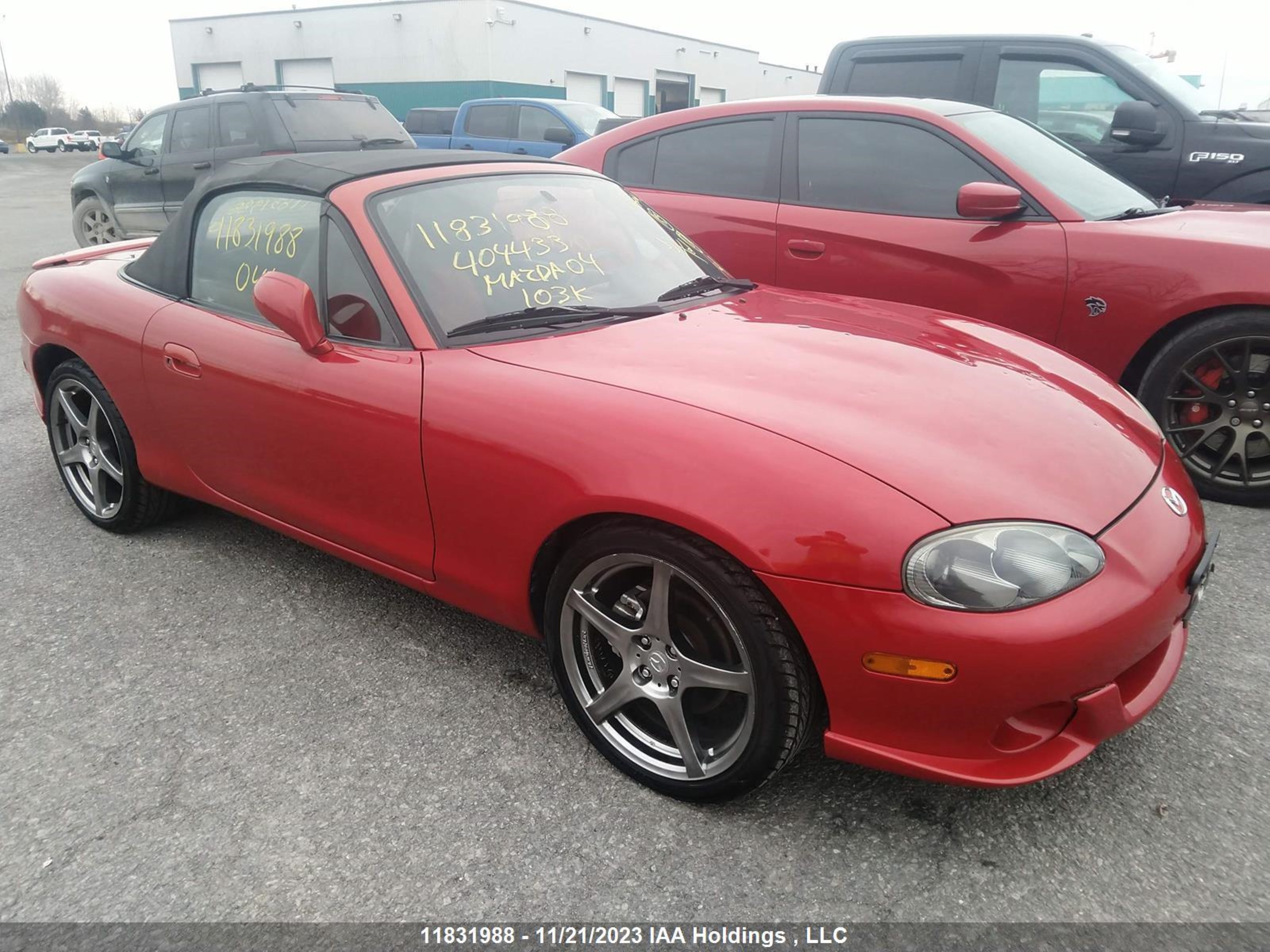 mazda mx-5 2004 jm1nb354740404433