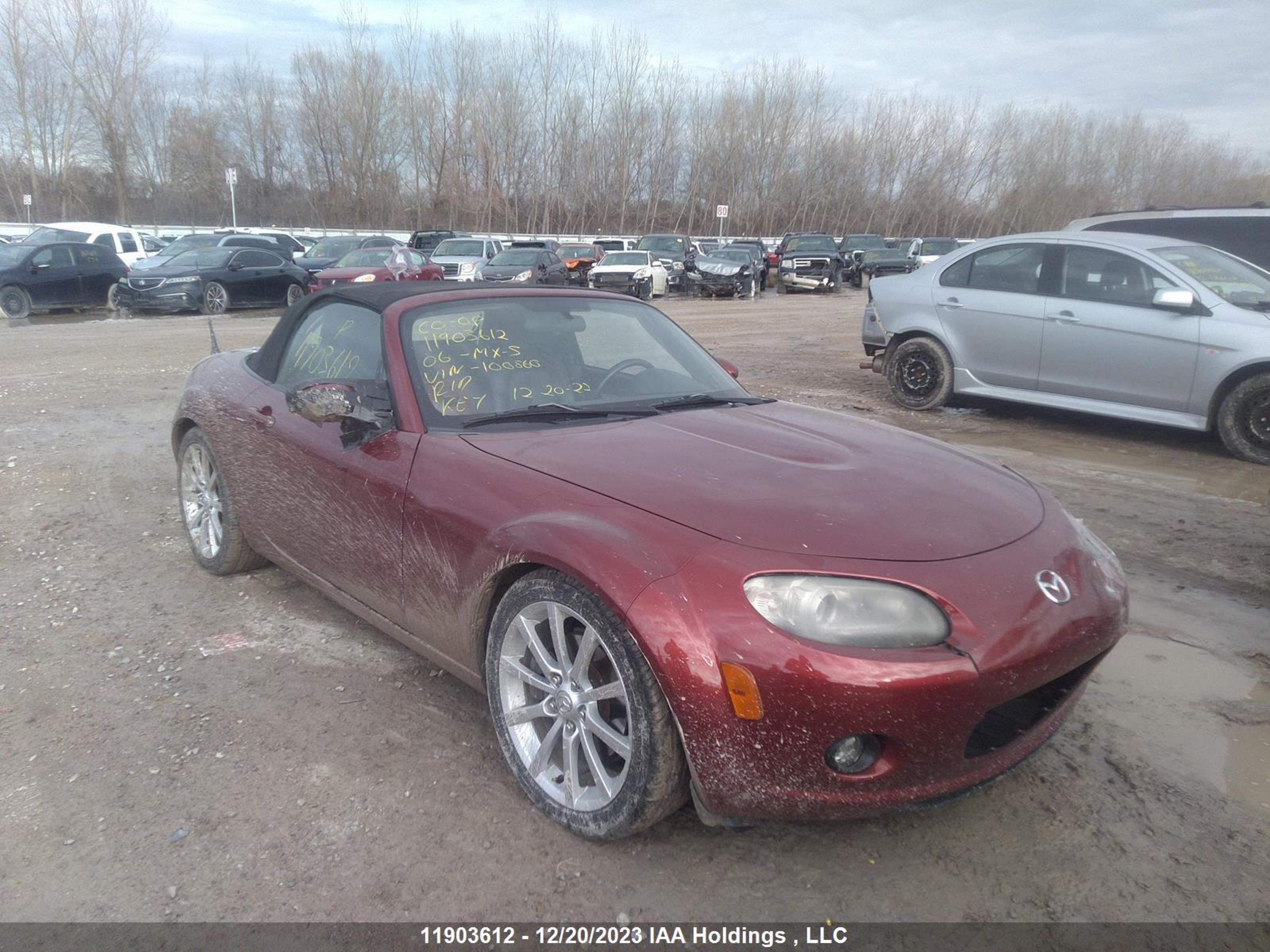 mazda mx-5 2006 jm1nc25f260100860