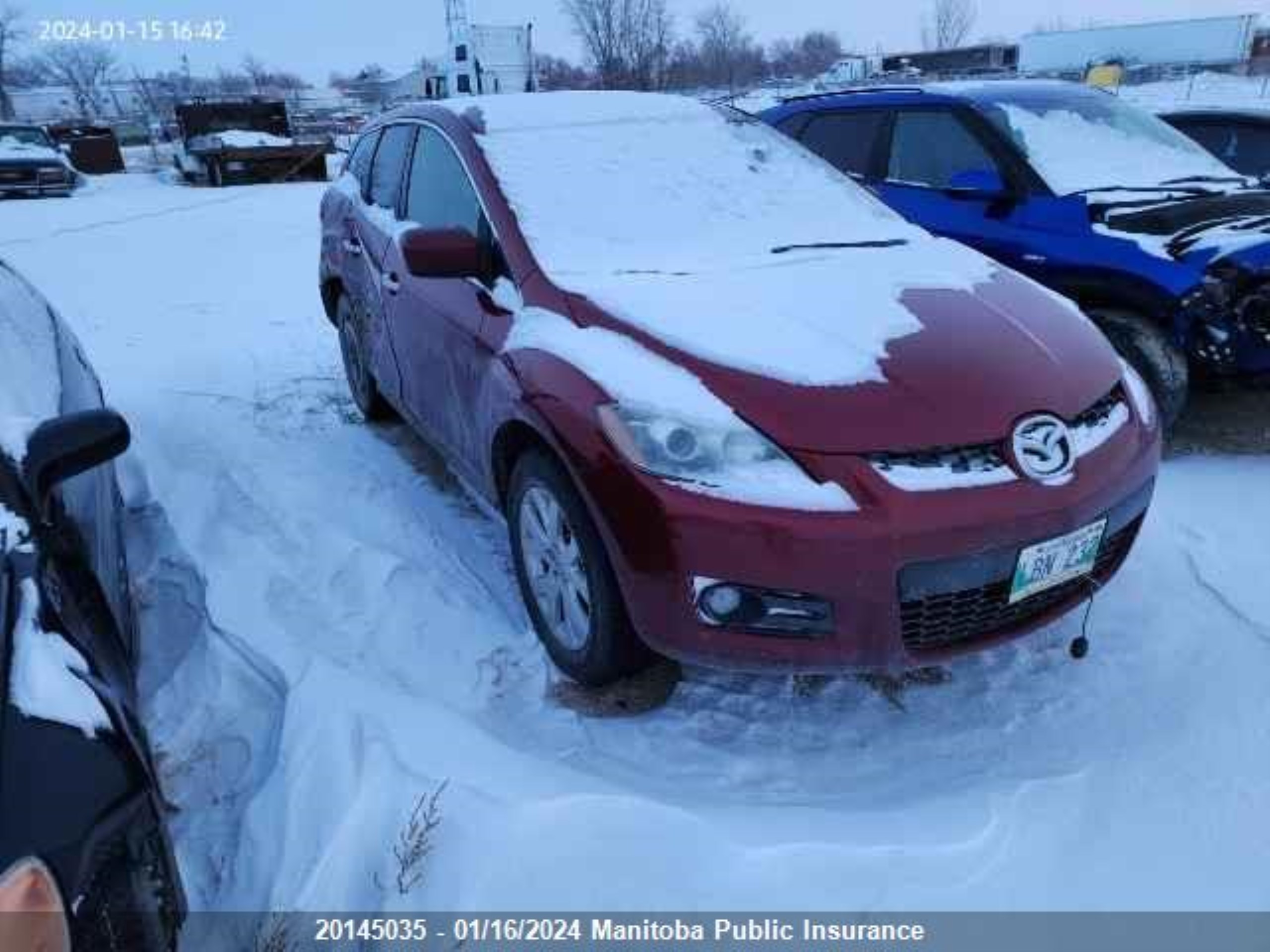 mazda cx-7 2008 jm3er293480206803