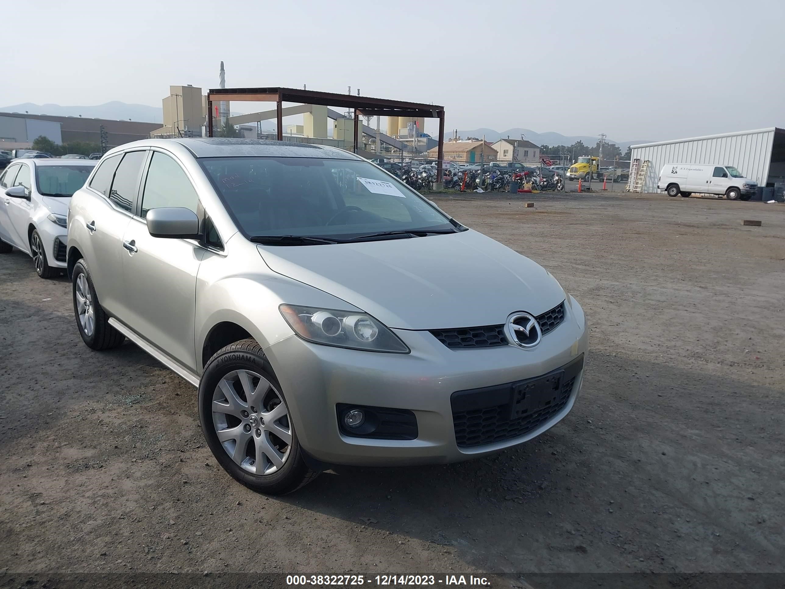 mazda cx-7 2007 jm3er29l170134733