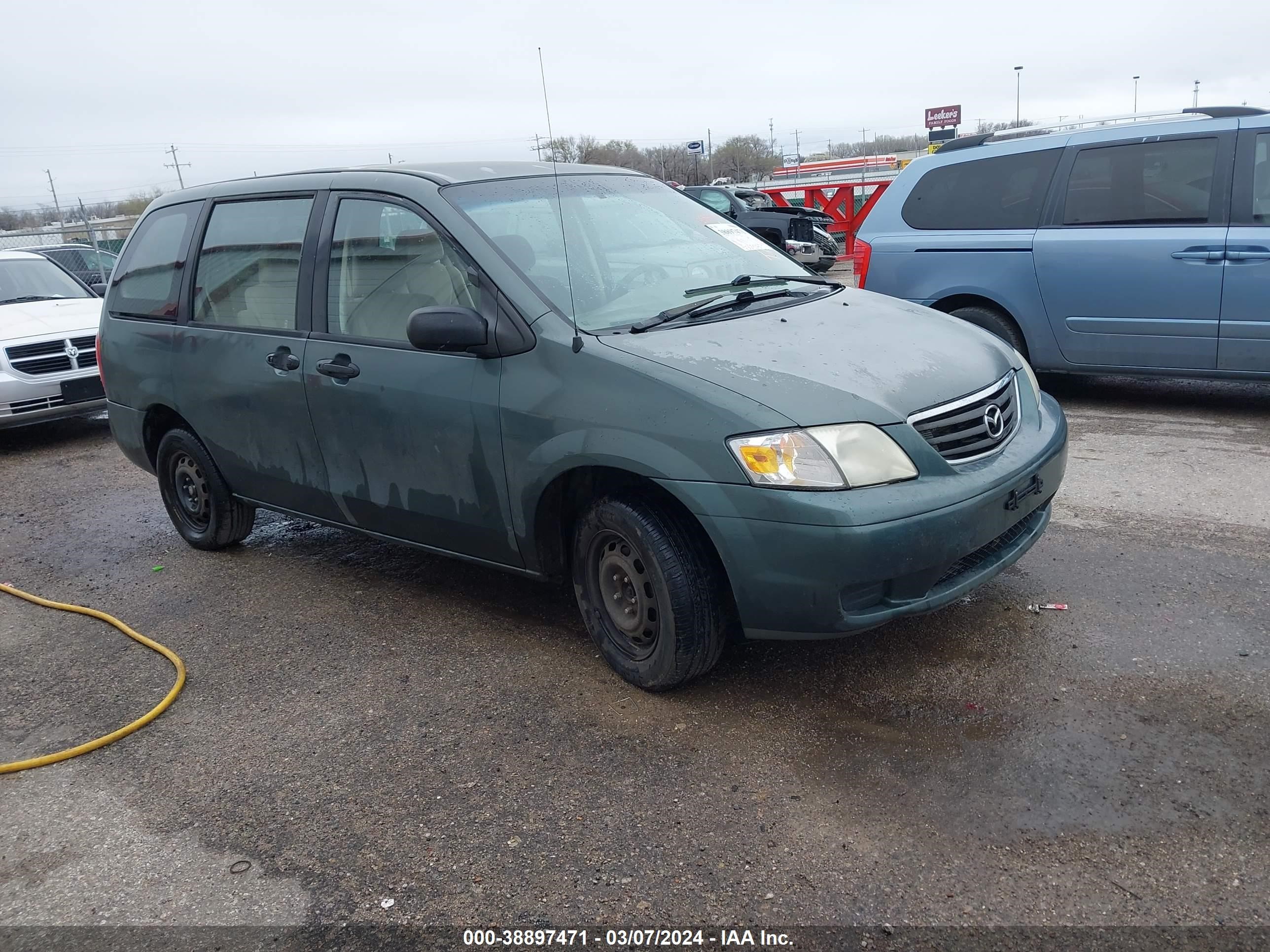 mazda mpv 2000 jm3lw28g9y0132881