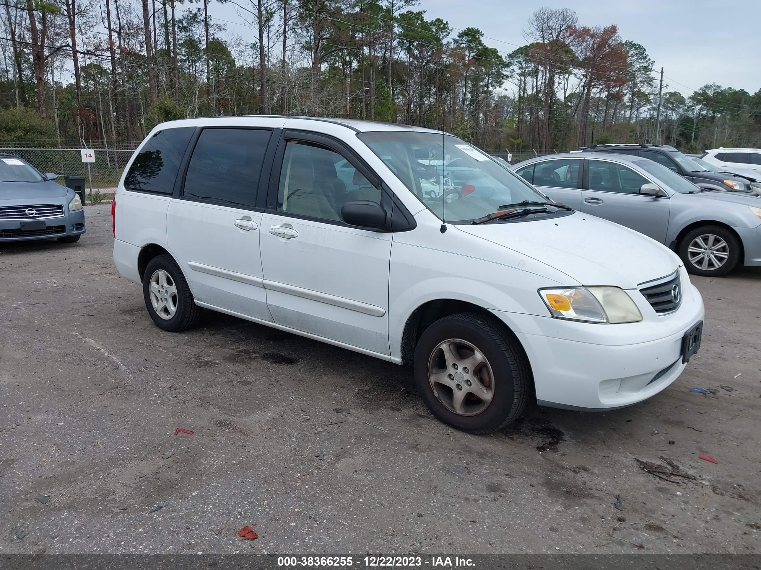 mazda mpv 2001 jm3lw28y310198860