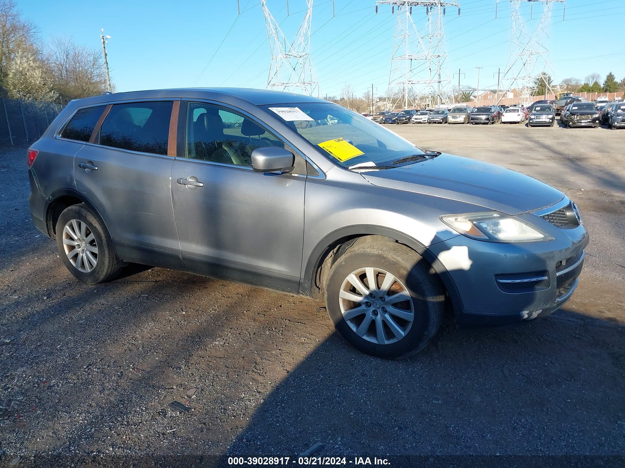 mazda cx-9 2009 jm3tb38v590174322