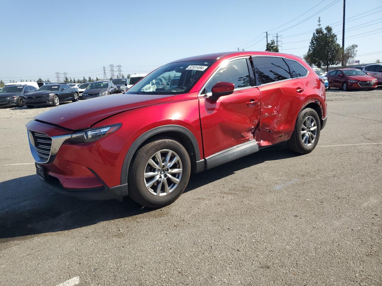 mazda cx-9 2019 jm3tcacy4k0306513