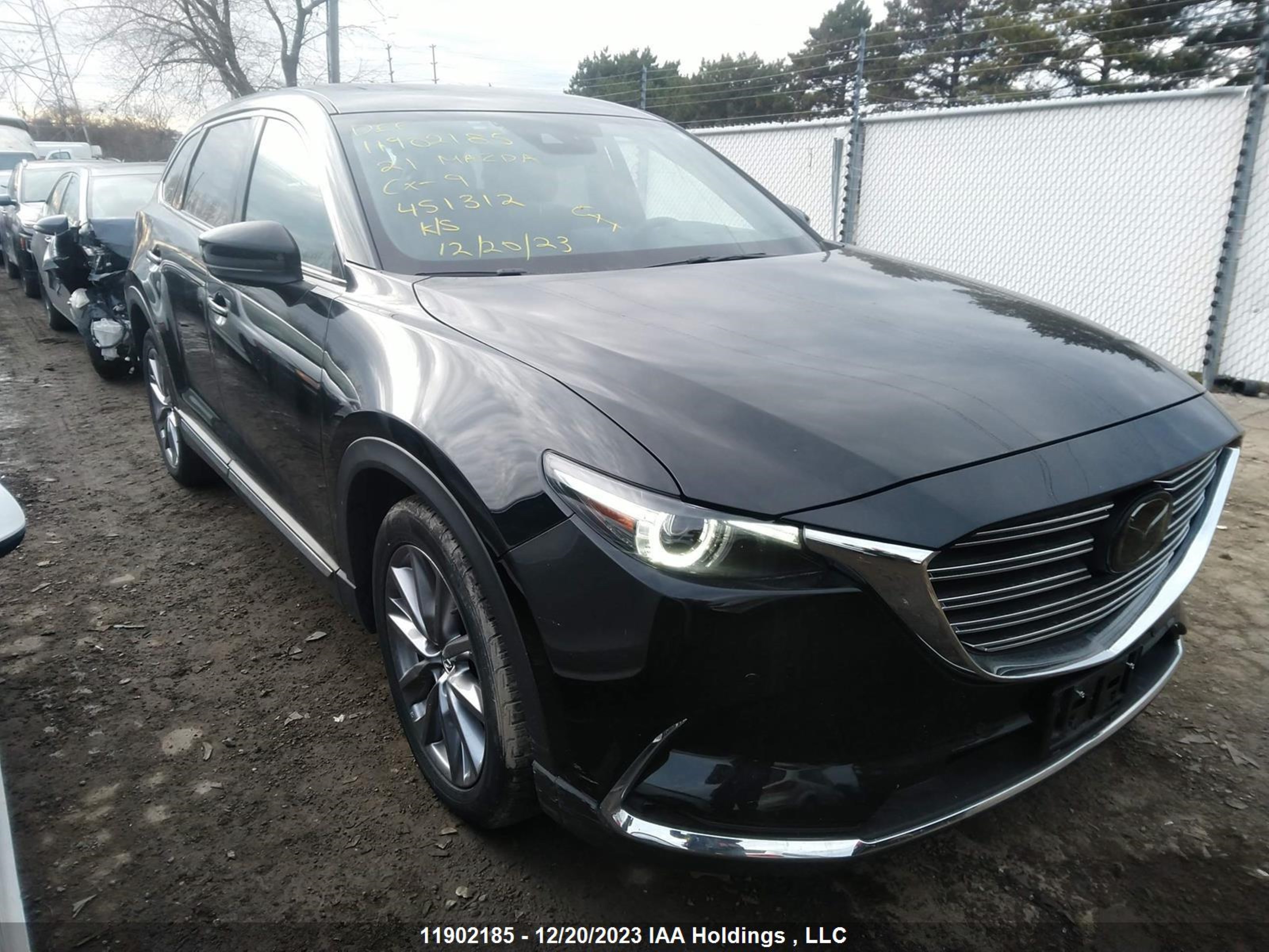 mazda cx-9 2021 jm3tcbdy7m0451312