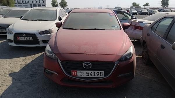 mazda 3 2017 jm7bn1sz2h1147122