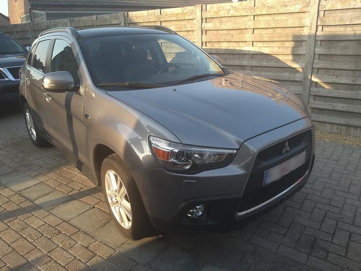 mitsubishi asx hatchback 2013 jmbxjga6wcz003412