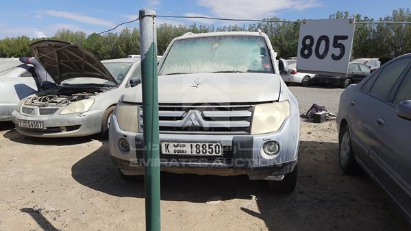 mitsubishi pajero 2008 jmylrv93w8j716540