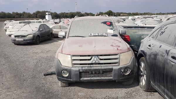 mitsubishi pajero 2008 jmymrv83w8j704962