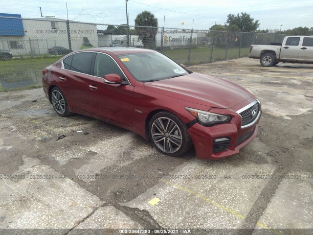 infiniti q50 hybrid 2014 jn1av7ap1em691195