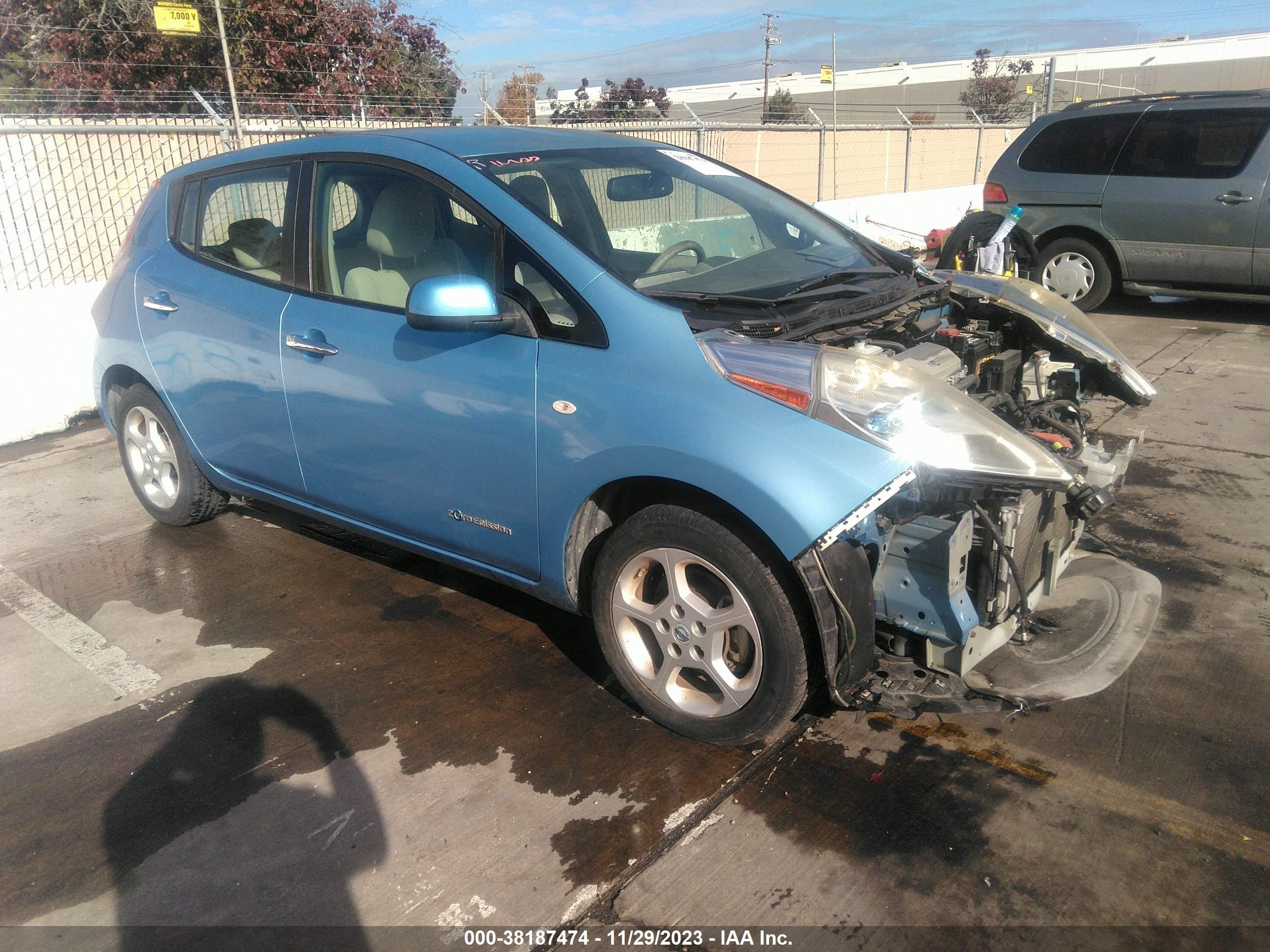 nissan leaf 2011 jn1az0cp5bt003659