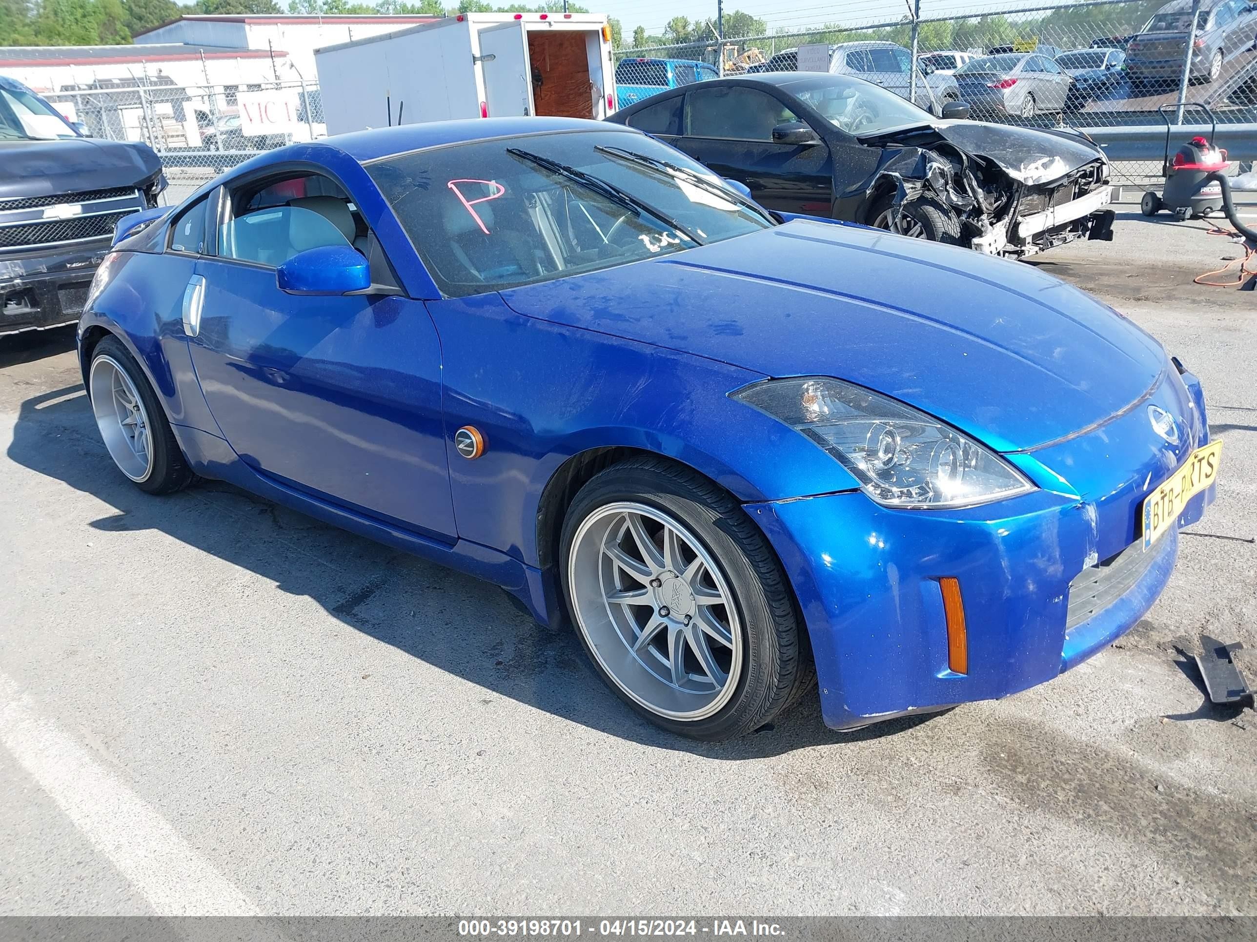 nissan 350z 2005 jn1az34d85m608652