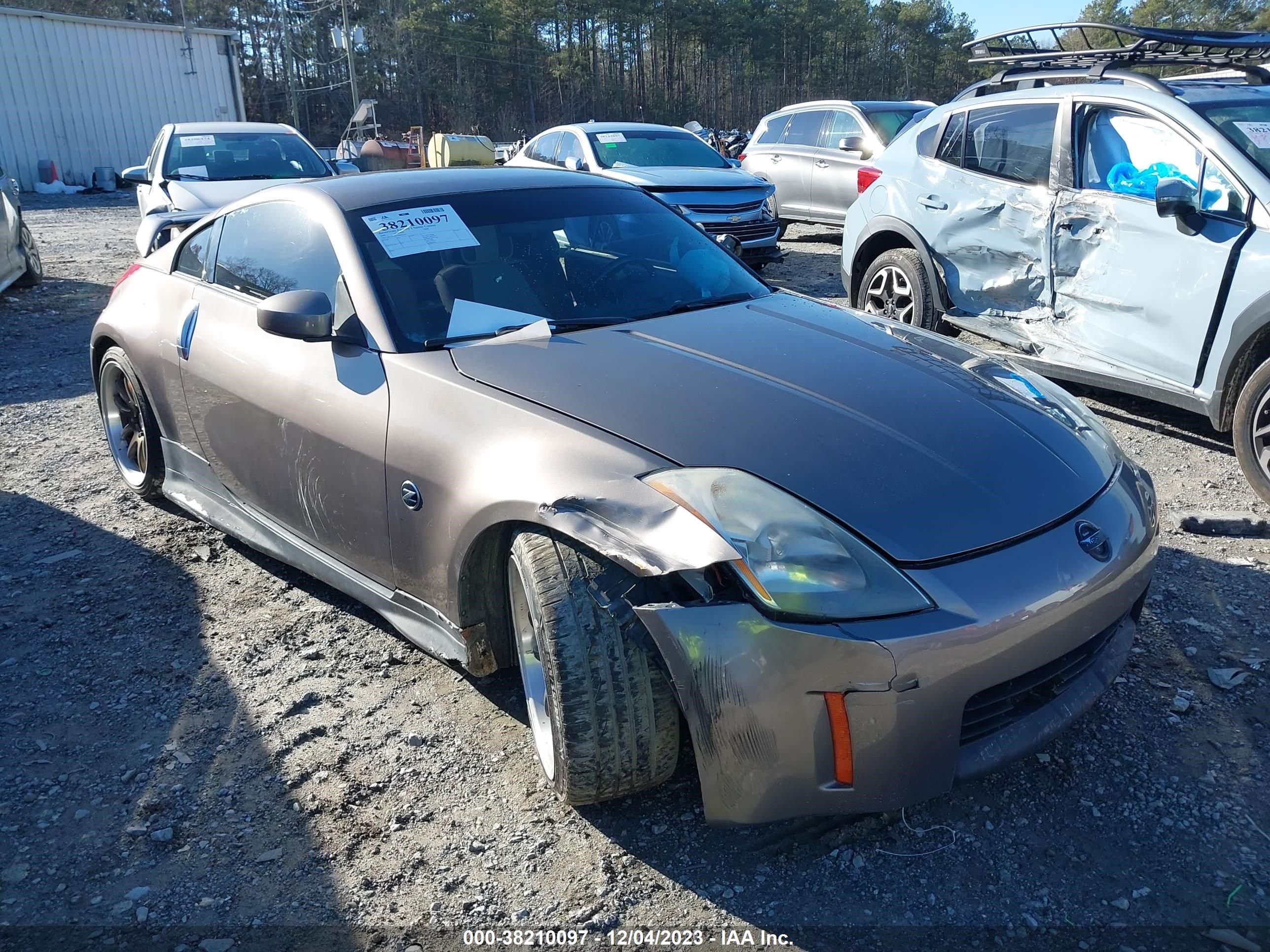 nissan 350z 2005 jn1az34e25m650761