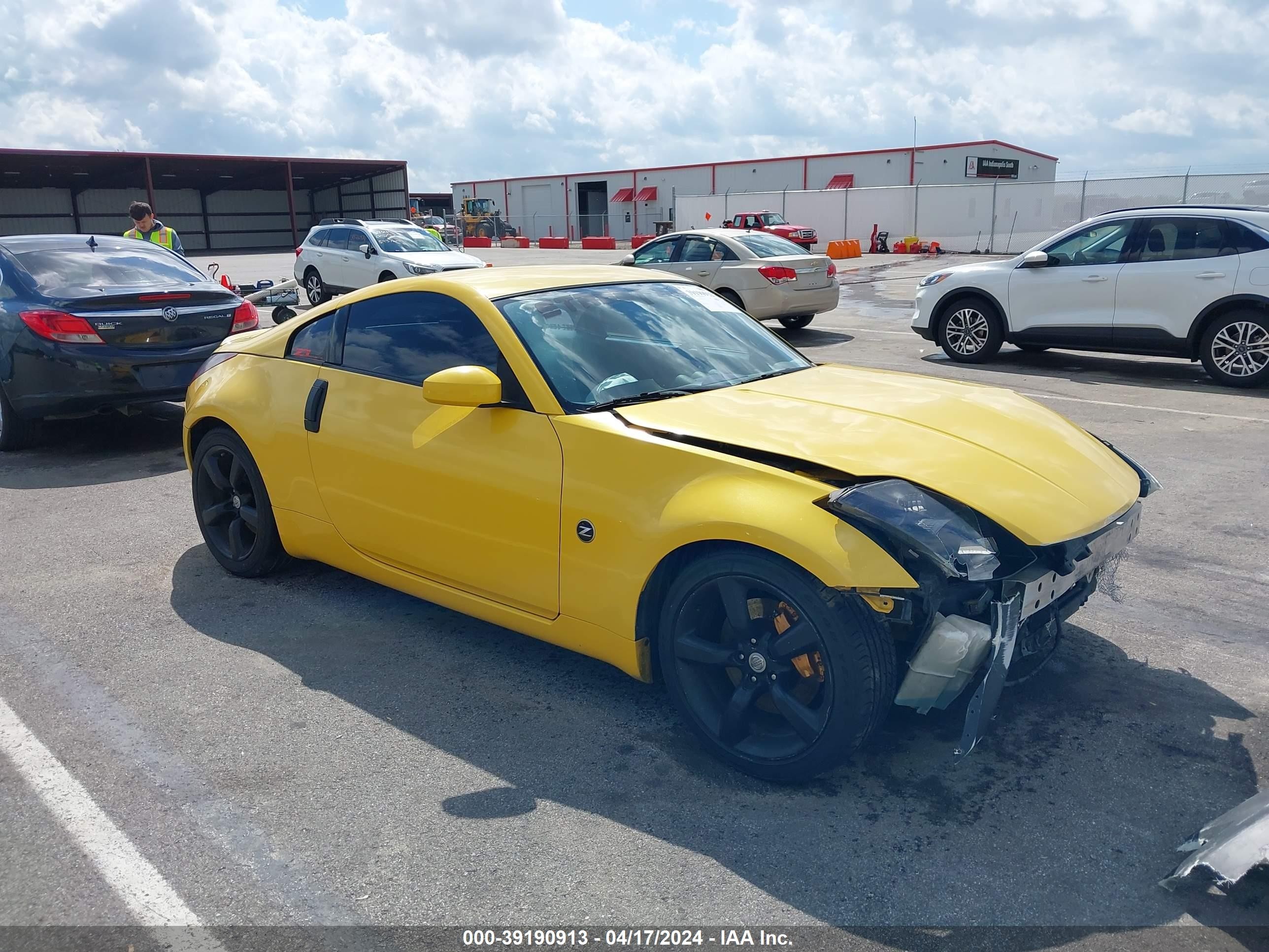 nissan 350z 2005 jn1az34e25m655118