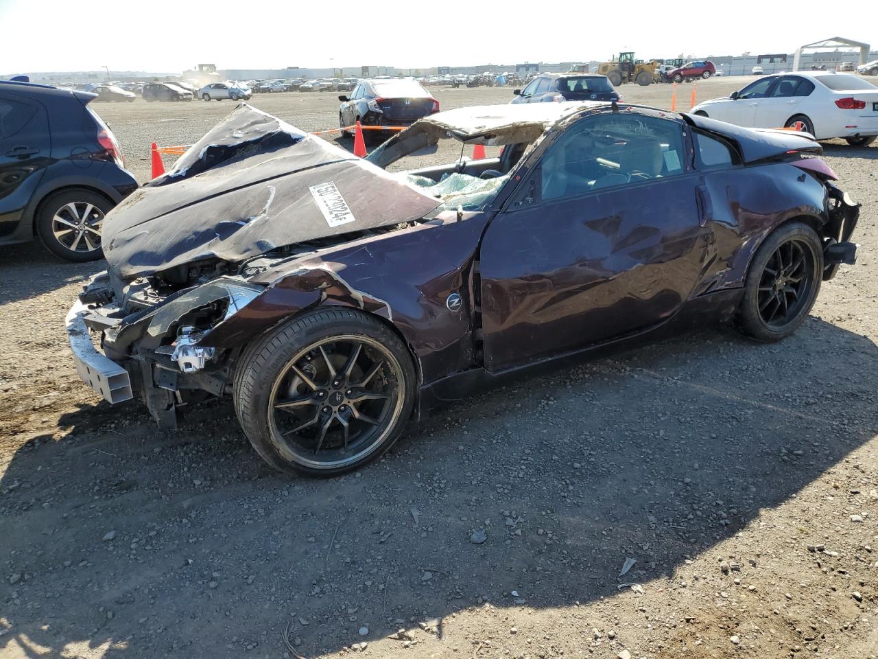 nissan 350z 2003 jn1az34e33t018256