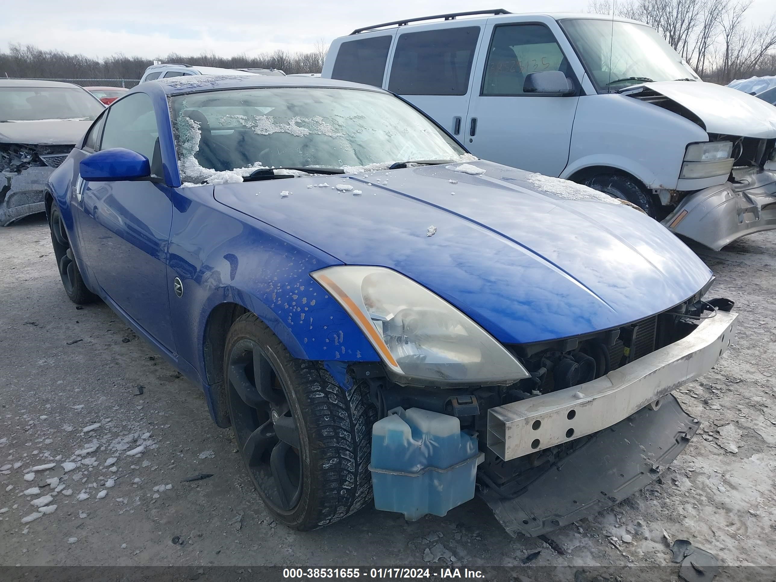 nissan 350z coupe 2004 jn1az34e44m155816