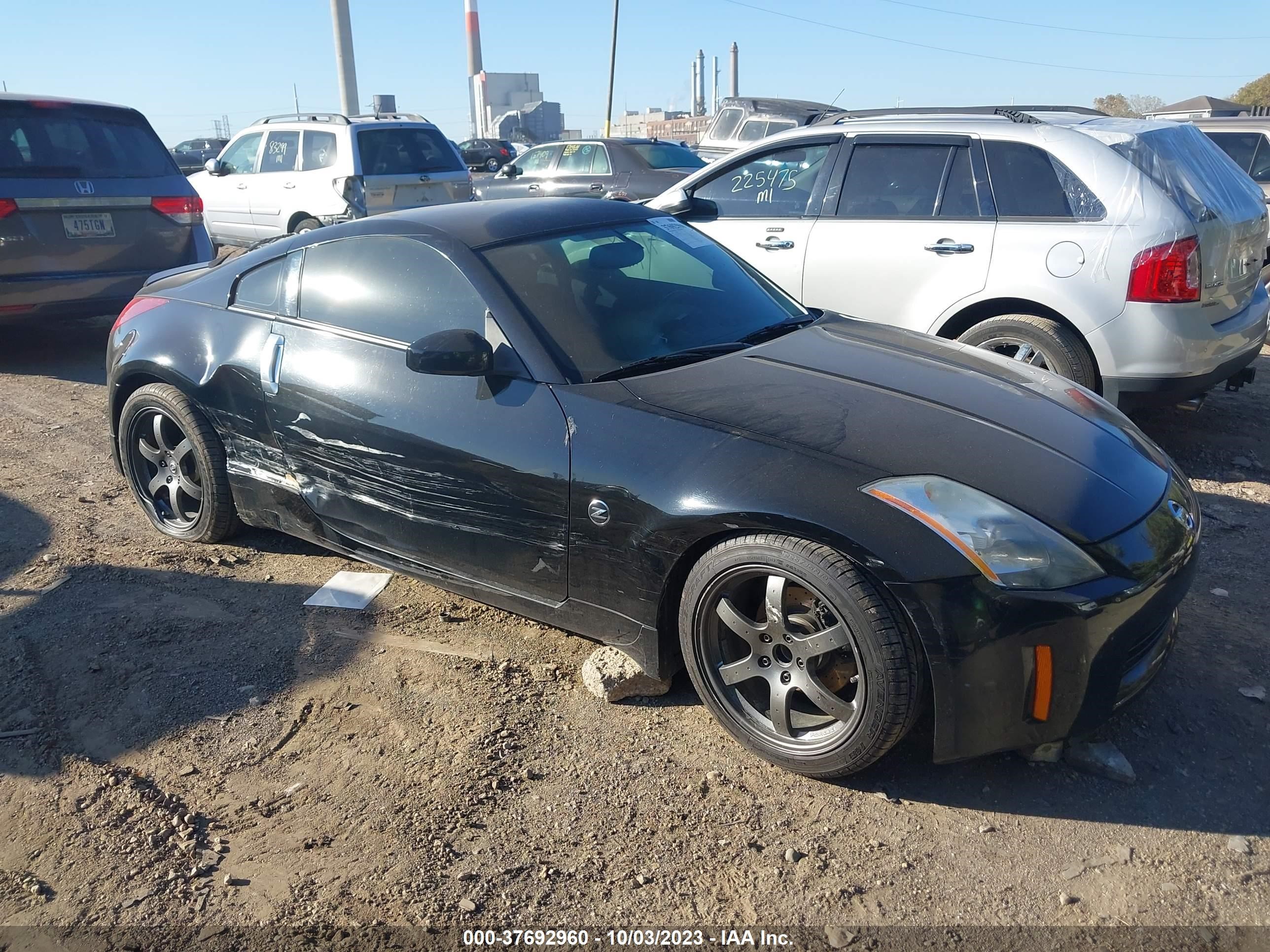 nissan 350z 2005 jn1az34e95m651907