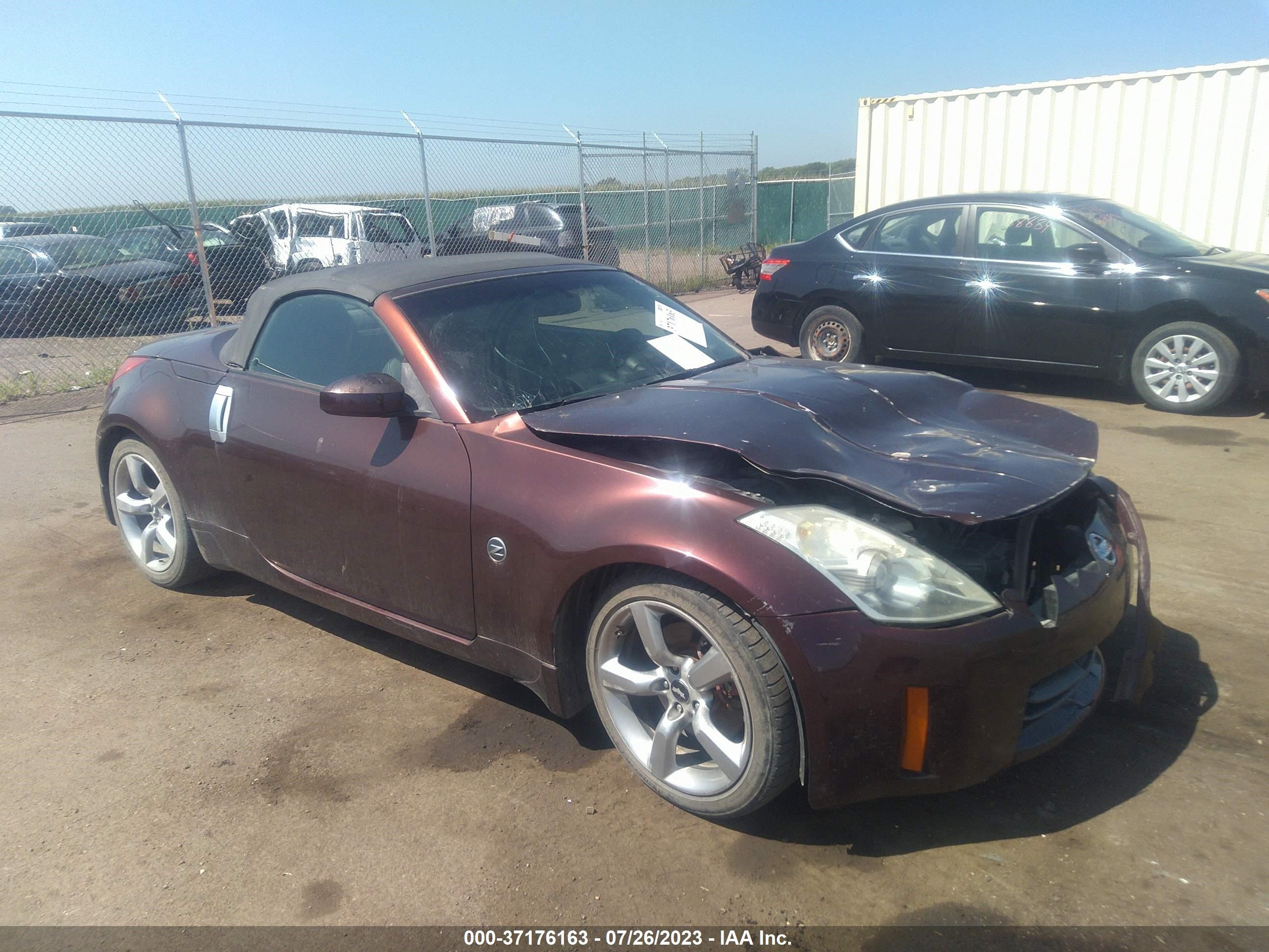 nissan 350z 2006 jn1az36a06m451042